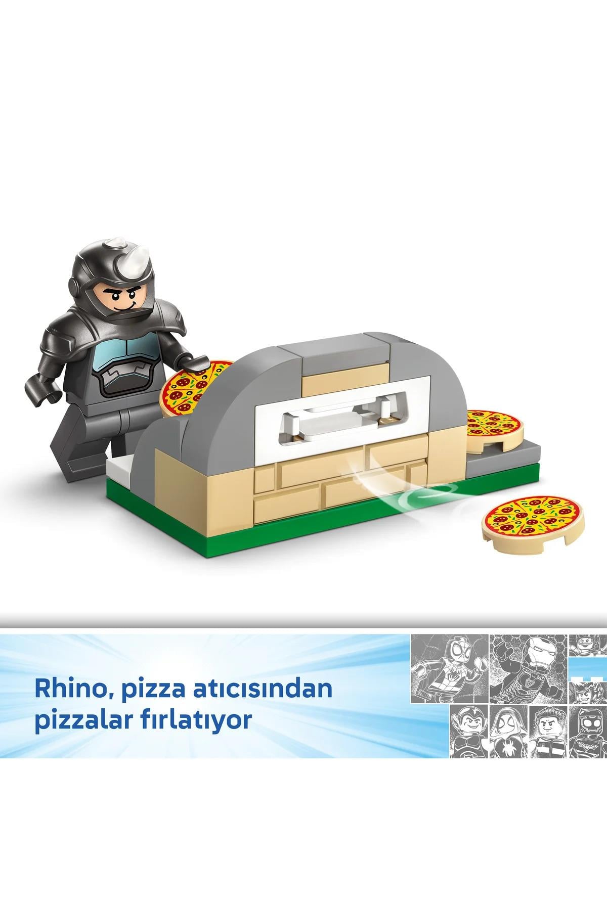 ® ǀ Marvel Spidey ve Arkadaşları Spidey vs. Rhino 11206 - 4+ Oyuncak Yapım Seti (61 Parça)-Lego