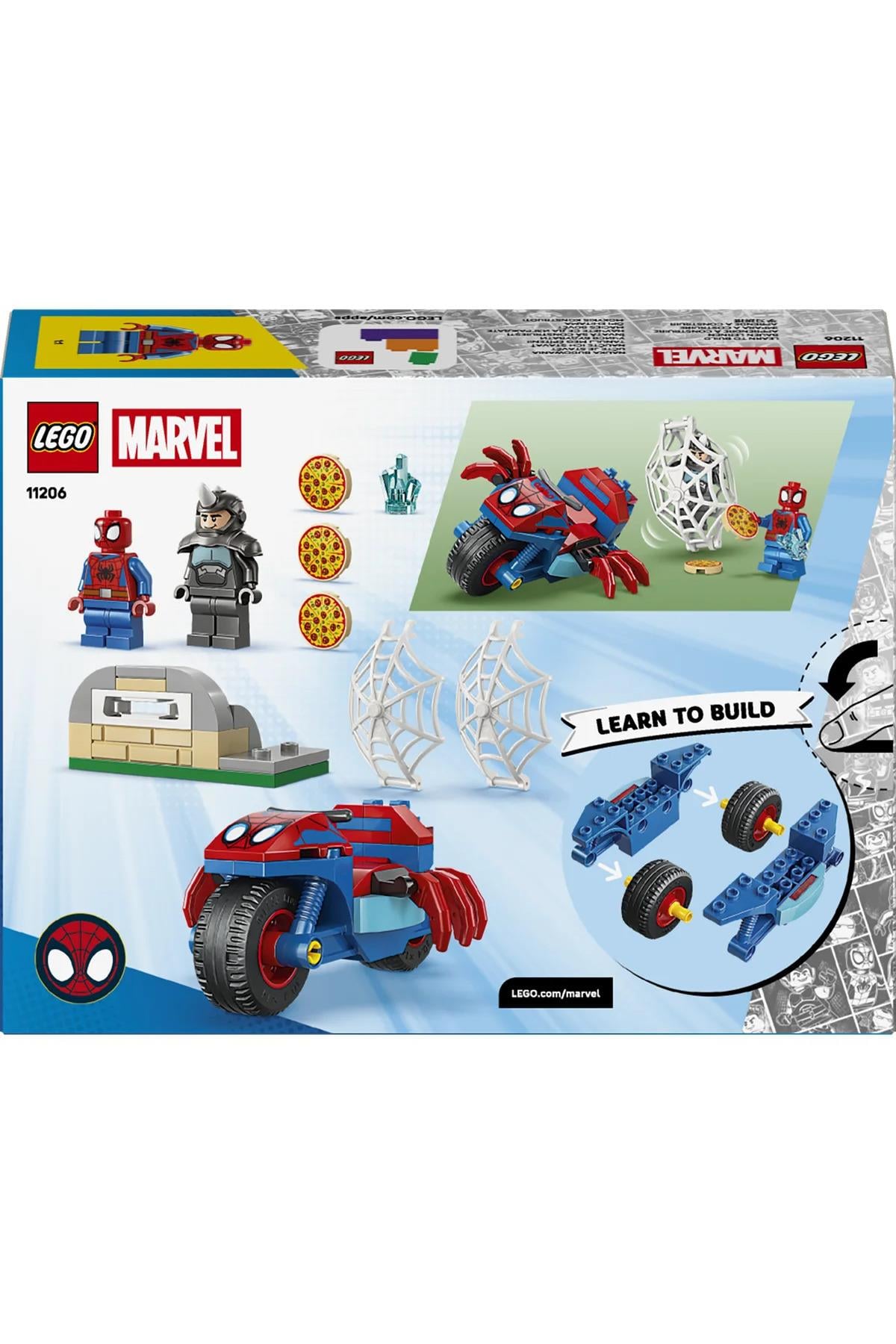 ® ǀ Marvel Spidey ve Arkadaşları Spidey vs. Rhino 11206 - 4+ Oyuncak Yapım Seti (61 Parça)-Lego