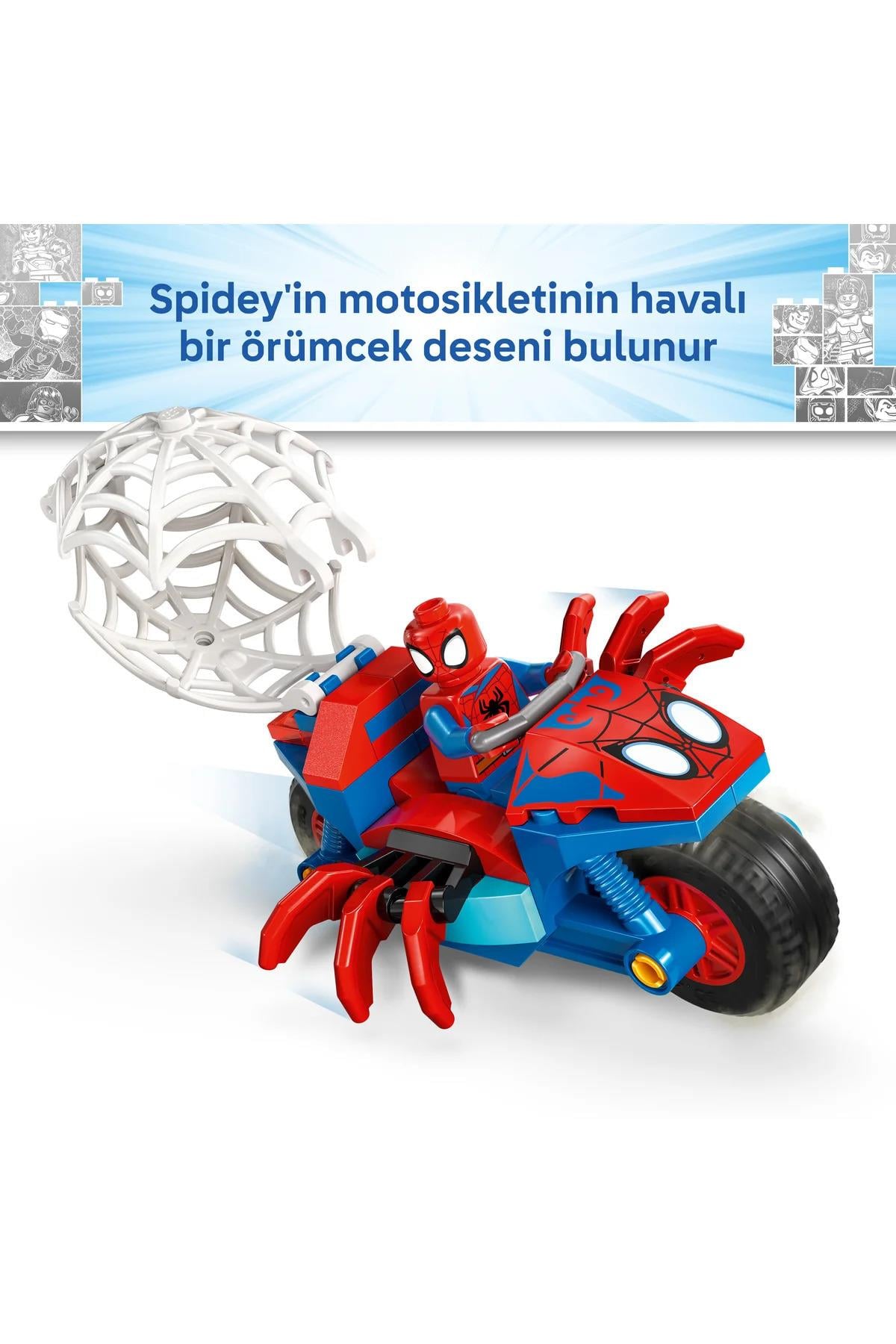 ® ǀ Marvel Spidey ve Arkadaşları Spidey vs. Rhino 11206 - 4+ Oyuncak Yapım Seti (61 Parça)-Lego