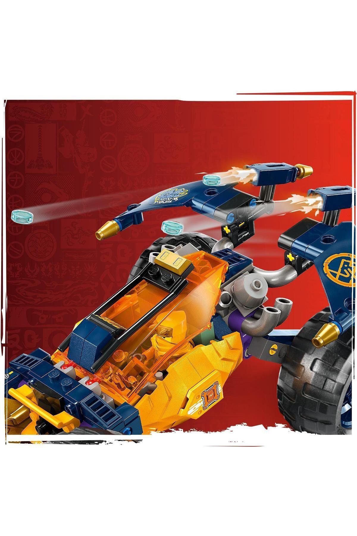 ® NINJAGO® Arin’in Ninja Arazi Buggy Arabası 71811 - 7 Yaş ve Üzeri İçin Yapım Seti (267 Parça)-Lego