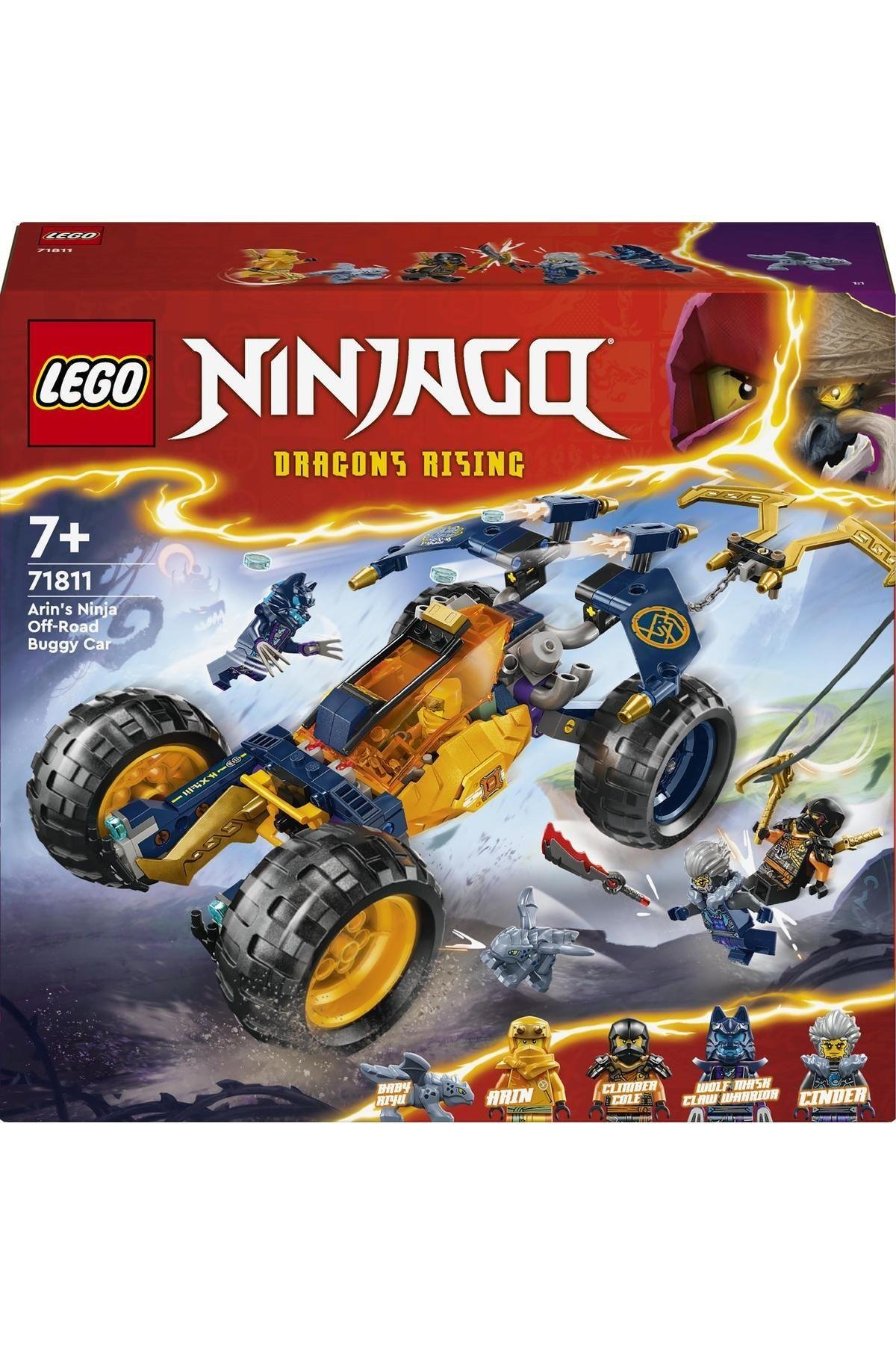 ® NINJAGO® Arin’in Ninja Arazi Buggy Arabası 71811 - 7 Yaş ve Üzeri İçin Yapım Seti (267 Parça)-Lego
