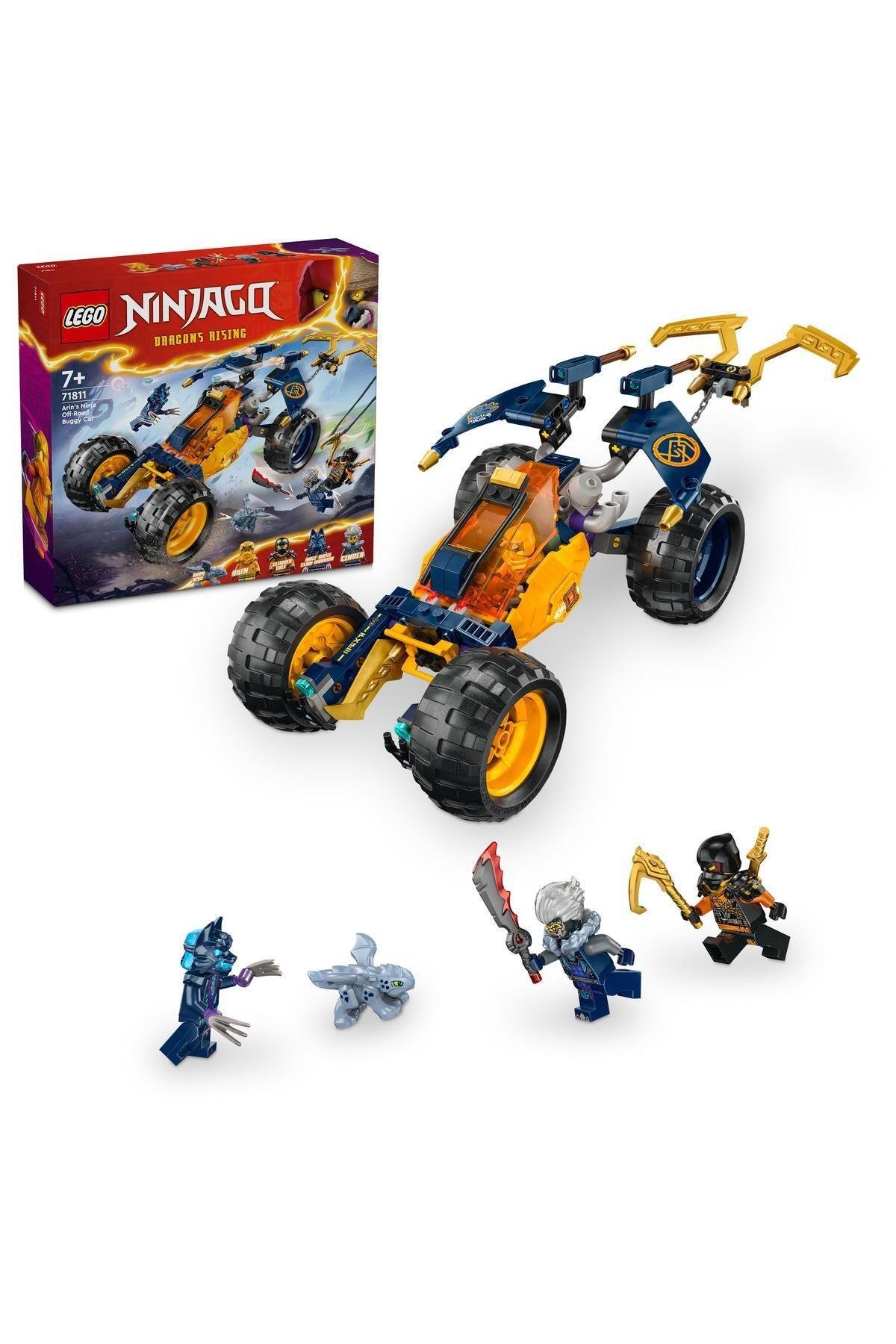 ® NINJAGO® Arin’in Ninja Arazi Buggy Arabası 71811 - 7 Yaş ve Üzeri İçin Yapım Seti (267 Parça)-Lego