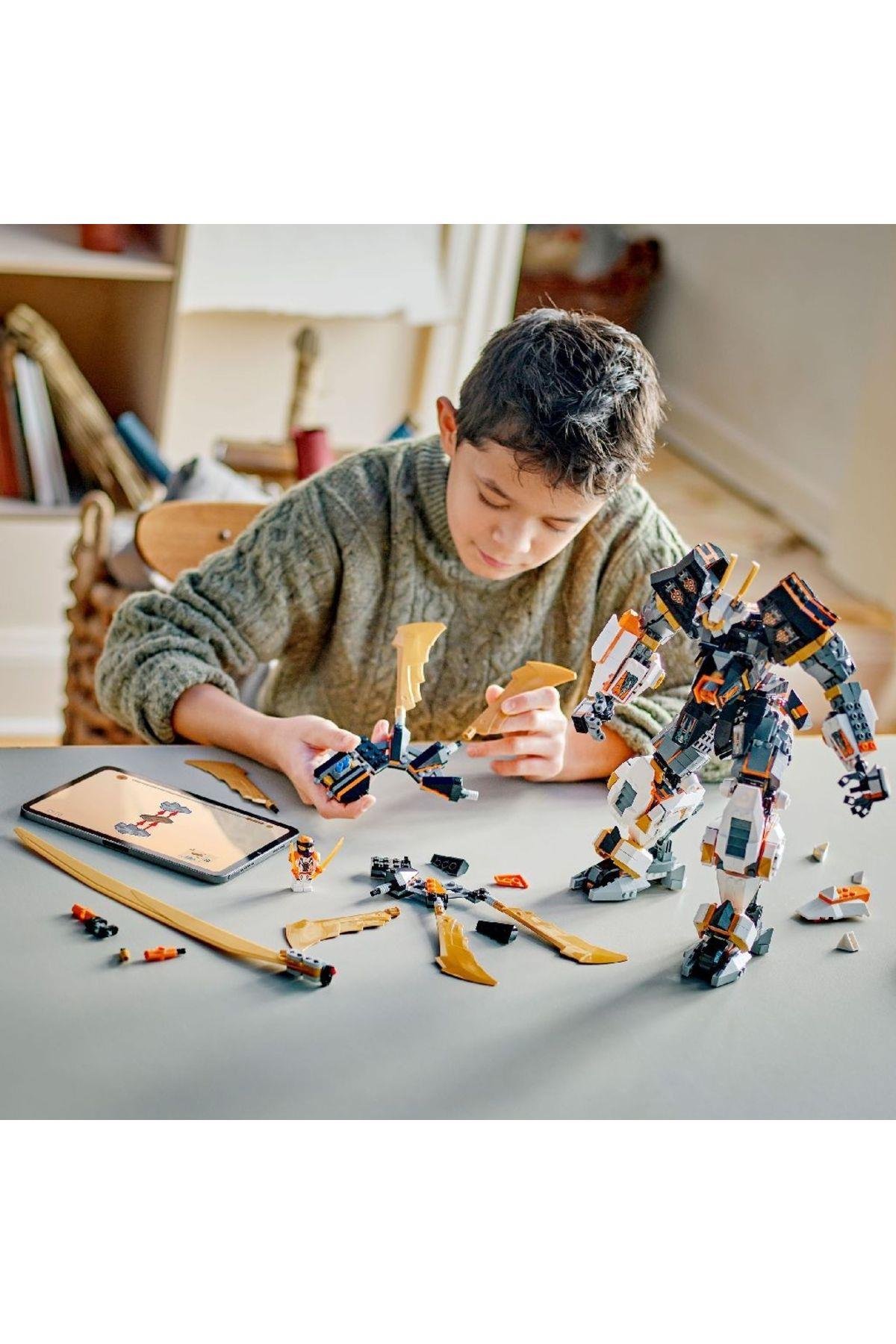 ® NINJAGO® Cole’un Titan Ejderha Robotu 71821 – 12 Yaş ve Üzeri Yapım Seti (1055 Parça)-Lego