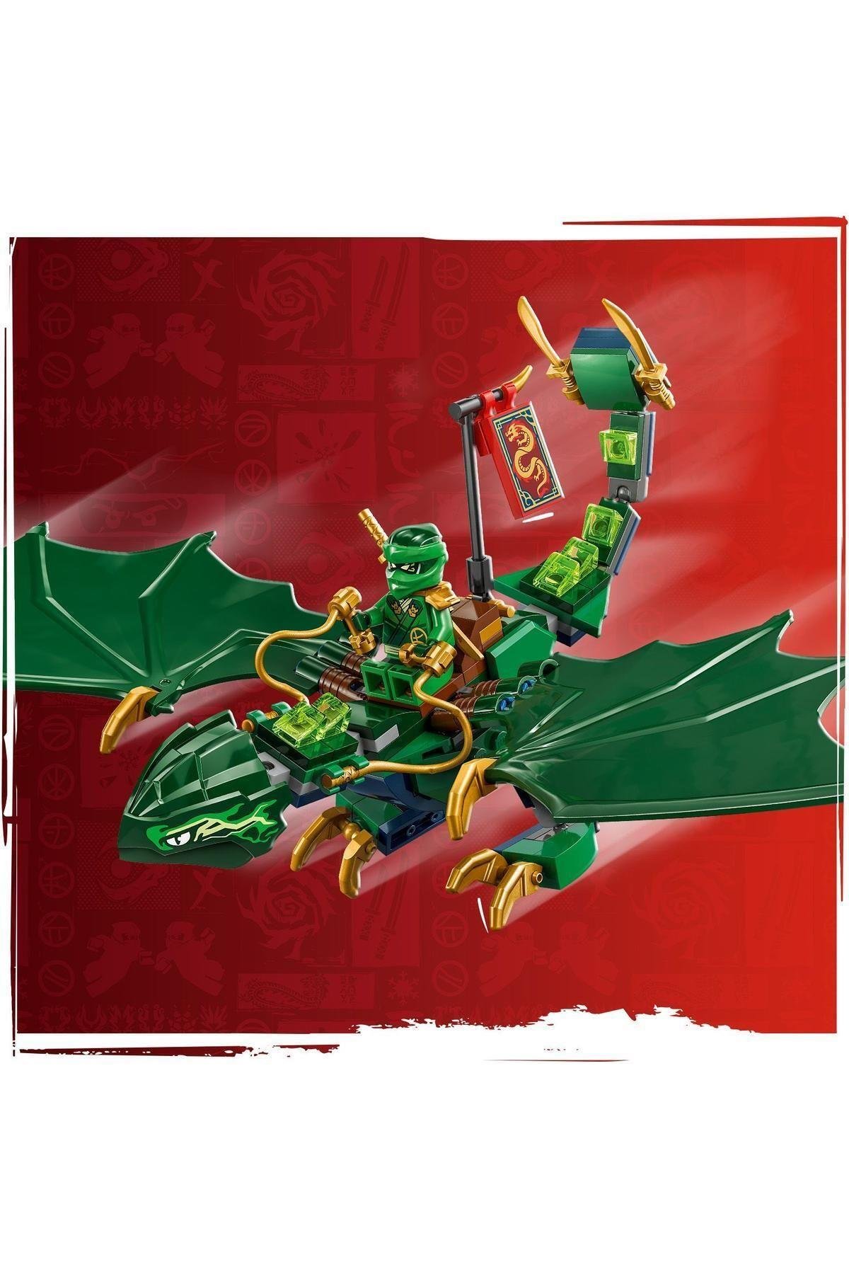 ® NINJAGO® Lloyd’un Yeşil Orman Ejderhası 71829 - 6 Yaş ve Üzeri Yapım Seti (128 Parça)-Lego