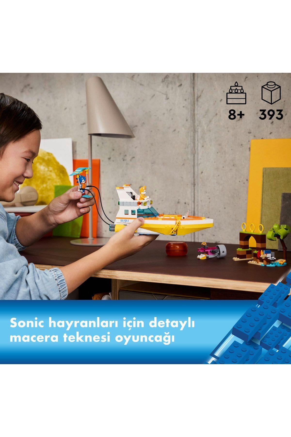 ® Sonic the Hedgehog™ Tails’in Macera Teknesi 76997 – 8 Yaş ve Üzeri Yapım Seti (393 Parça)-Lego