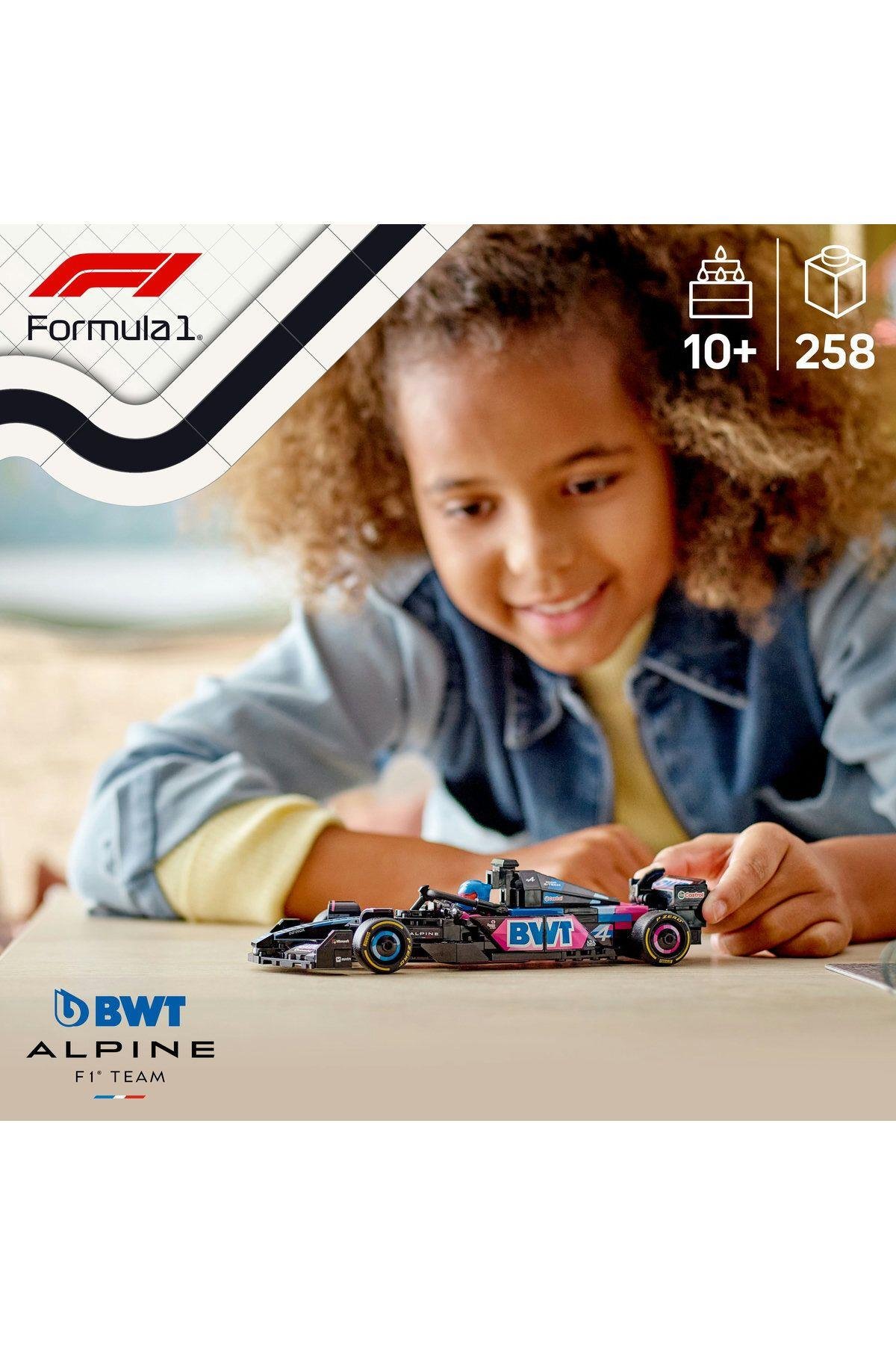 ® Speed Champions BWT Alpine F1® Team A524 Yarış Arabası 77248-10+ Oyuncak Yapım Seti(258 Parça)-Lego