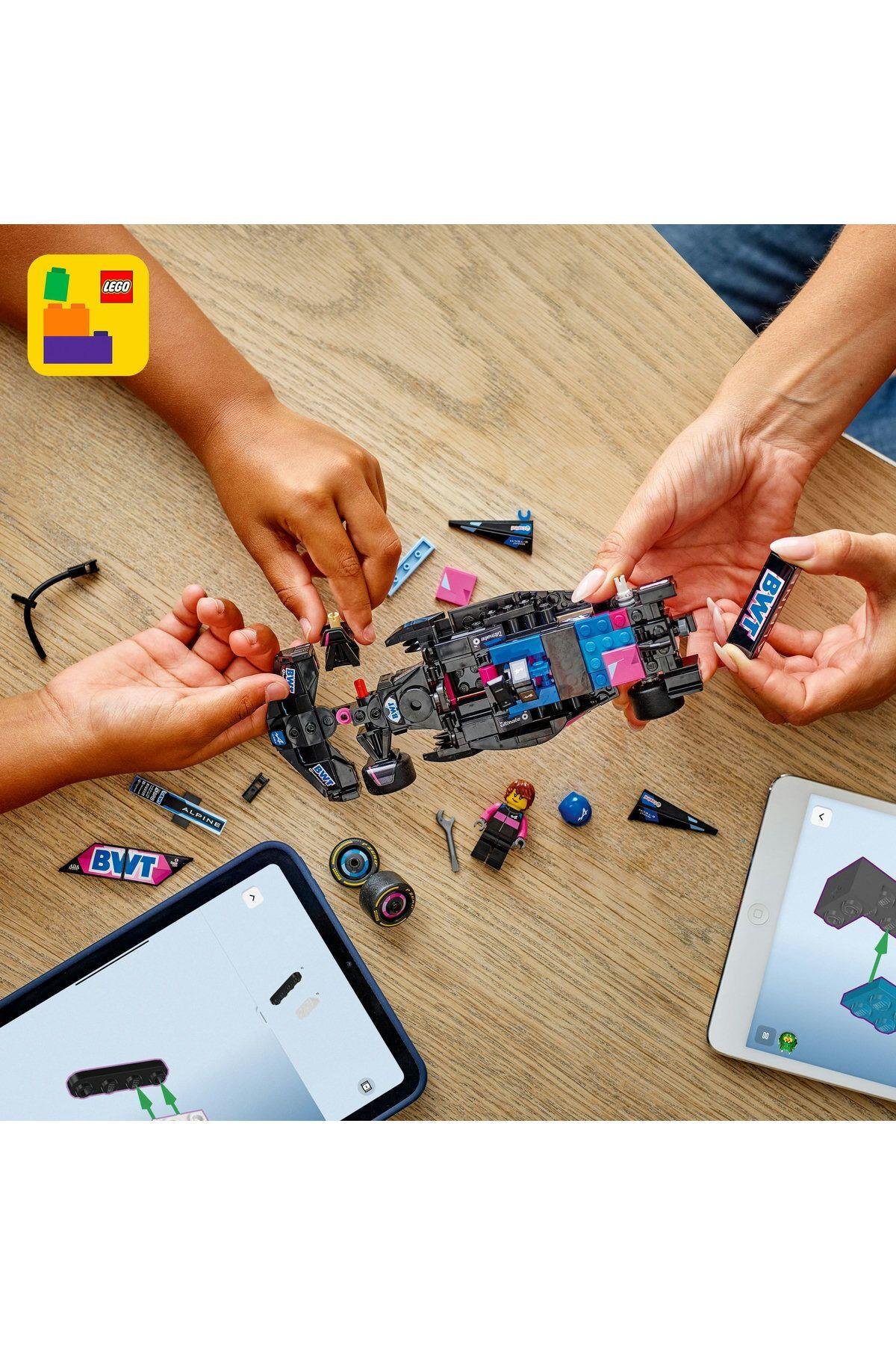 ® Speed Champions BWT Alpine F1® Team A524 Yarış Arabası 77248-10+ Oyuncak Yapım Seti(258 Parça)-Lego