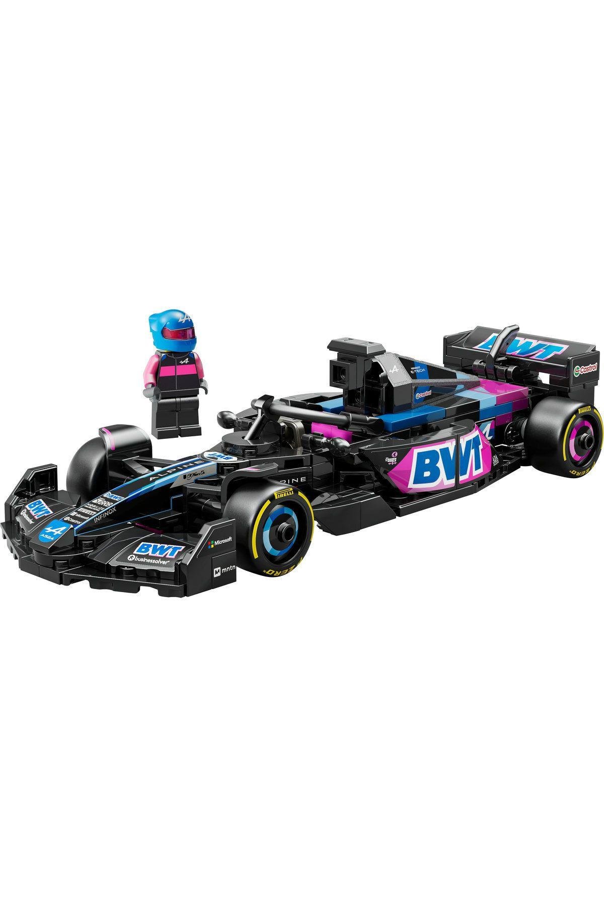 ® Speed Champions BWT Alpine F1® Team A524 Yarış Arabası 77248-10+ Oyuncak Yapım Seti(258 Parça)-Lego