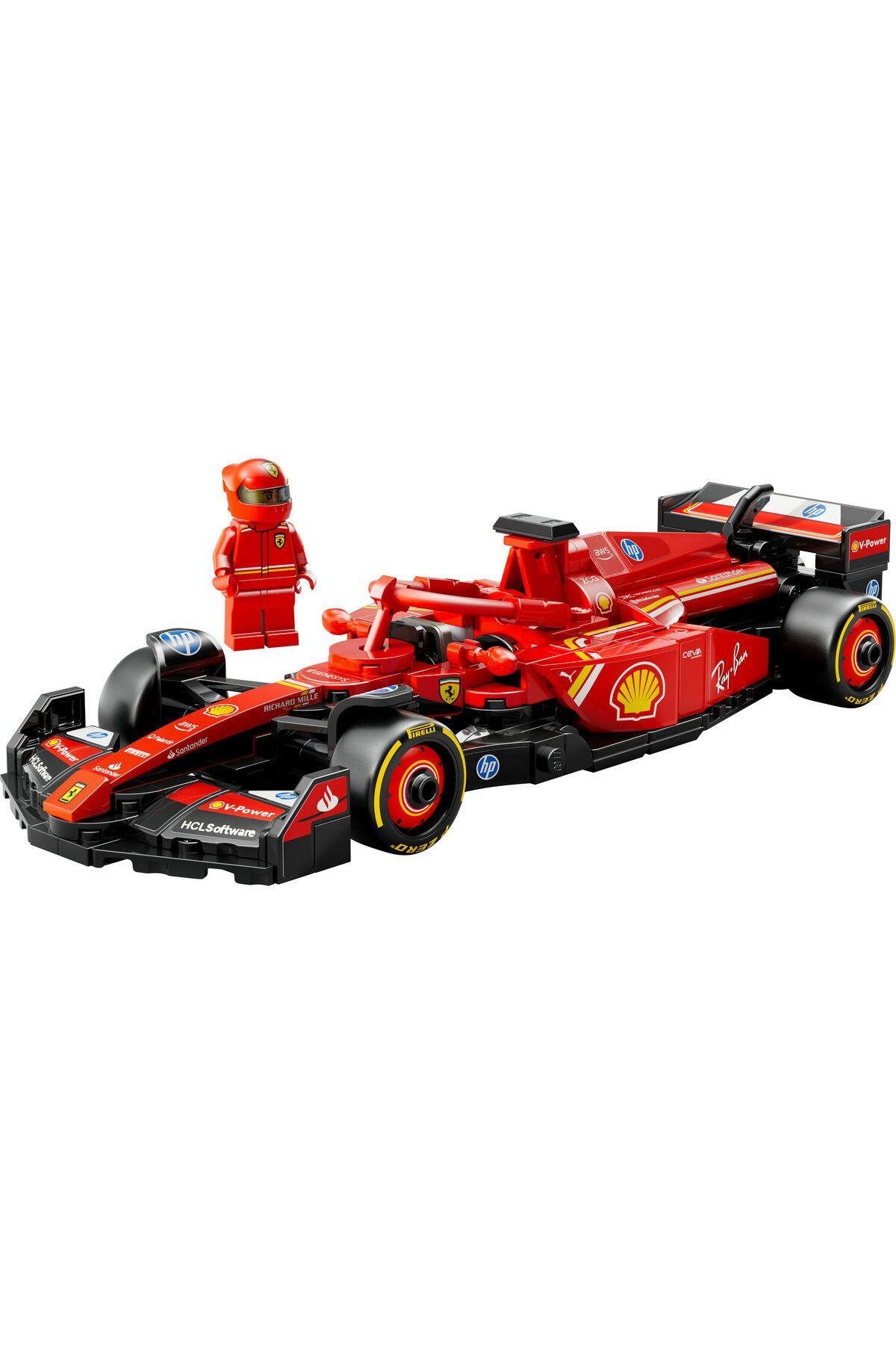® Speed Champions Ferrari SF-24 F1® Yarış Arabası 77242 - 10+ Oyuncak Yapım Seti (275 Parça)-Lego