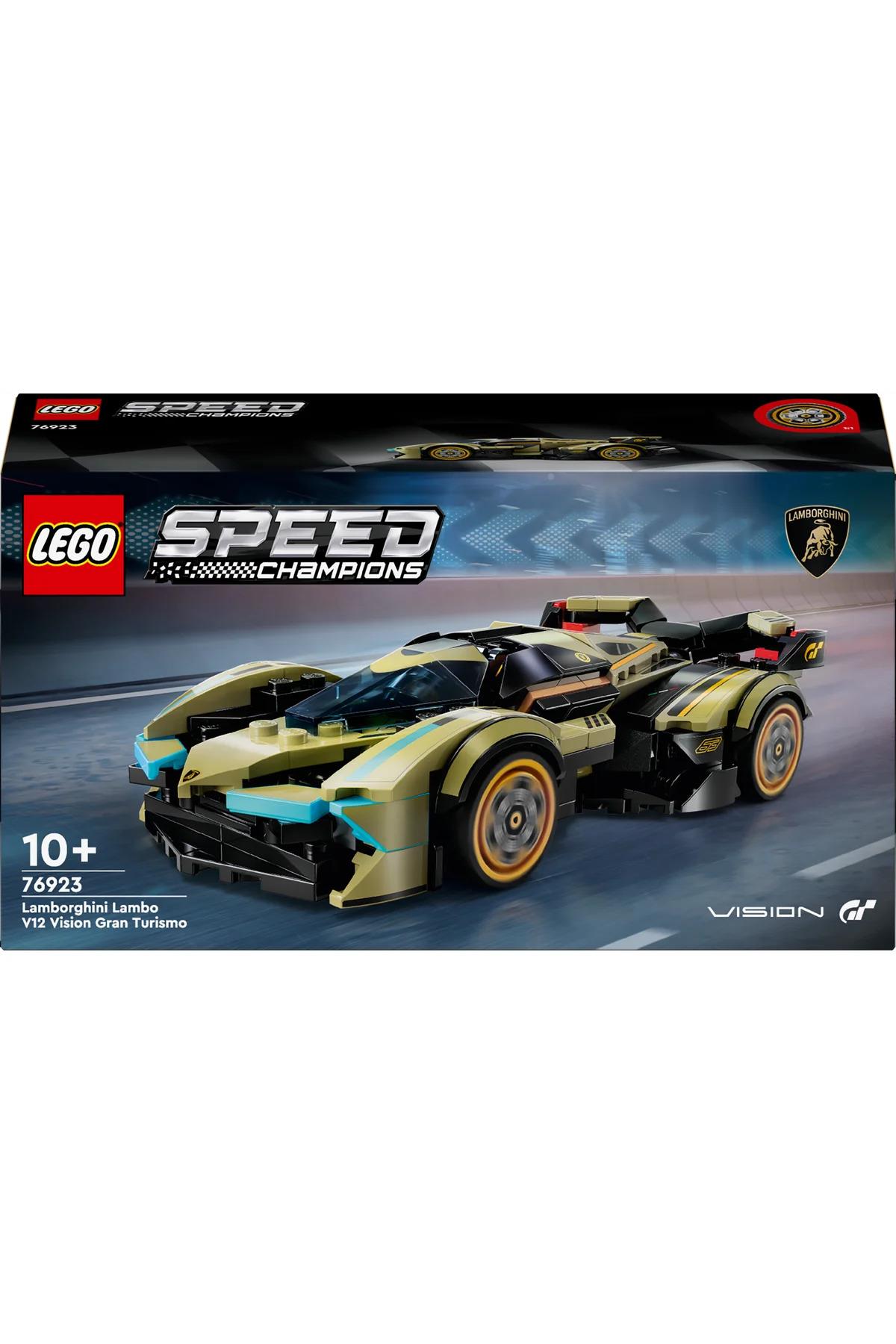 ® Speed Champions Lamborghini Lambo V12 Vision GT Süper Araba 76923 – 10+ Oyuncak Yapım Seti (230P)-Lego