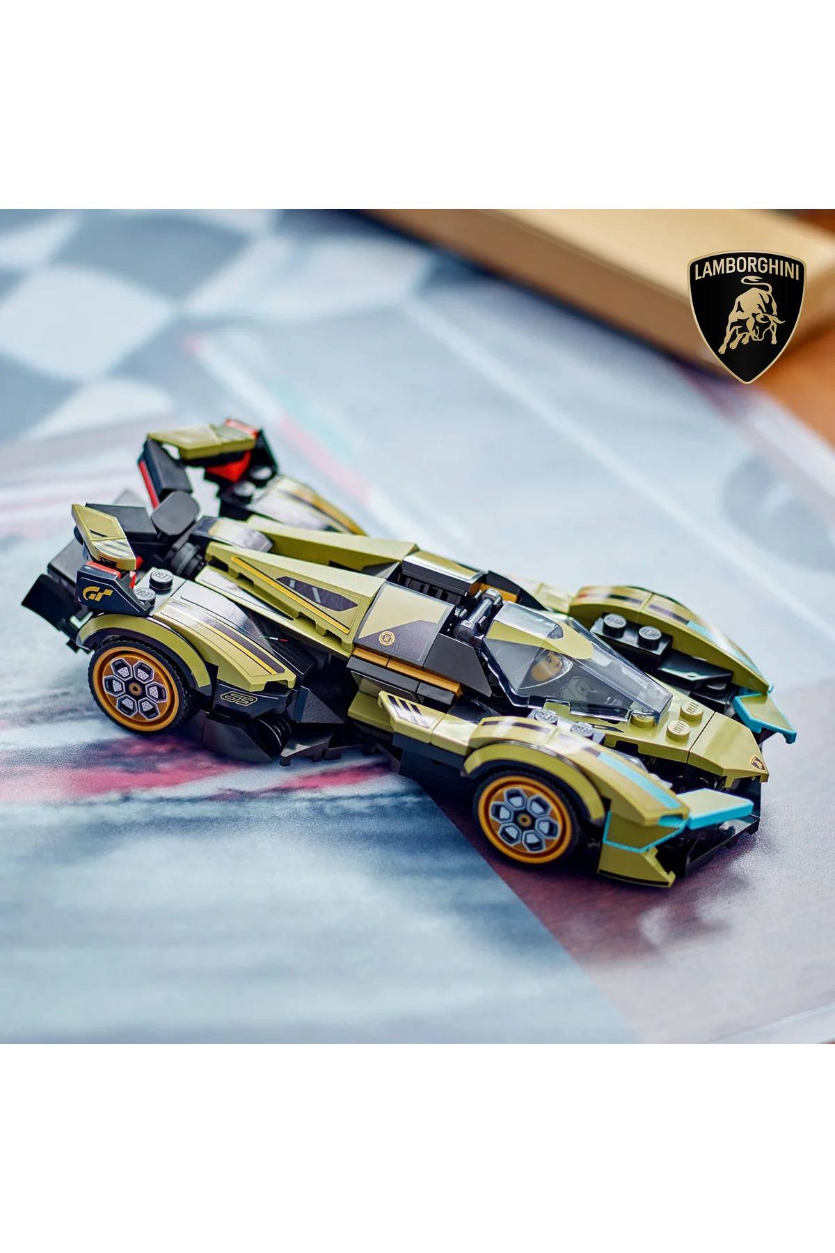 ® Speed Champions Lamborghini Lambo V12 Vision GT Süper Araba 76923 – 10+ Oyuncak Yapım Seti (230P)-Lego