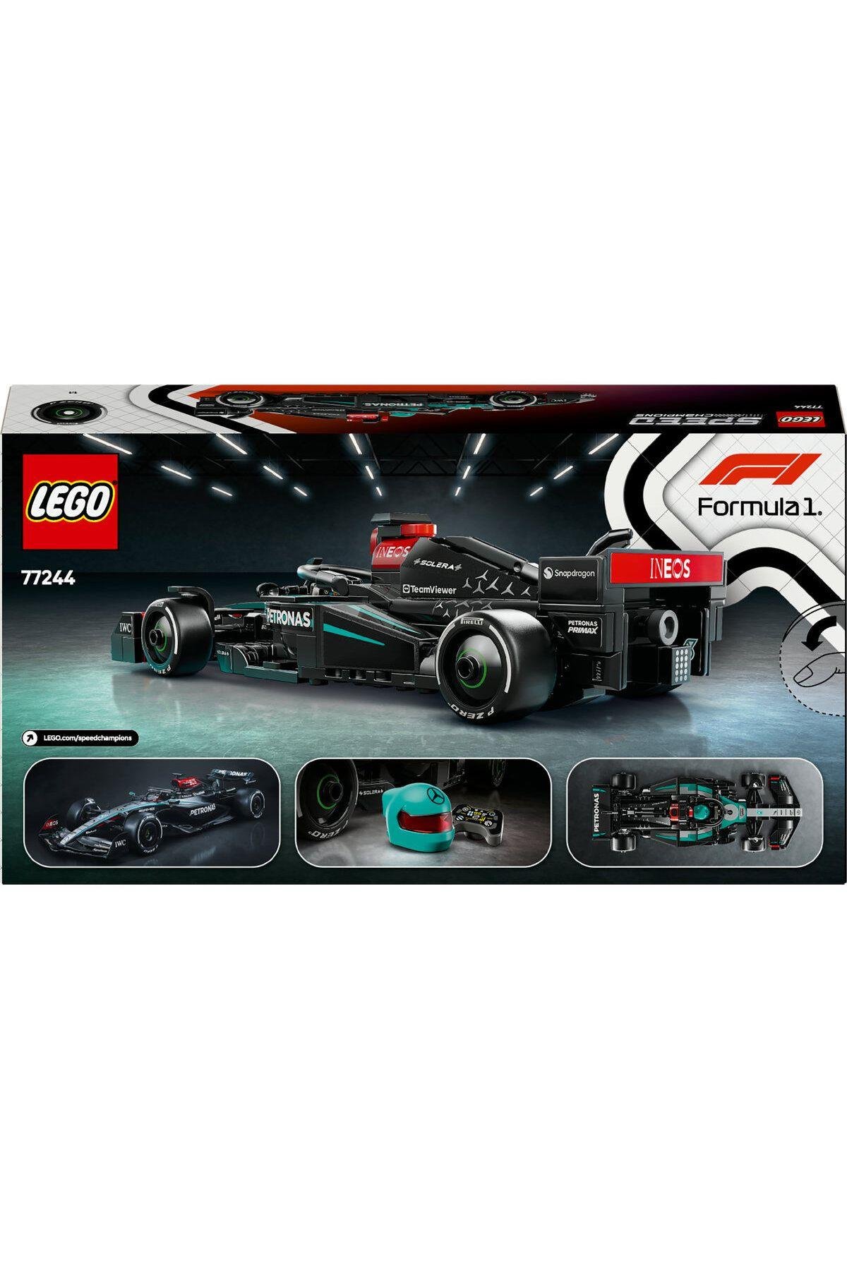 ® Speed Champions Mercedes-AMG F1® W15 Yarış Arabası 77244 - 10+ Oyuncak Yapım Seti (267 Parça)-Lego