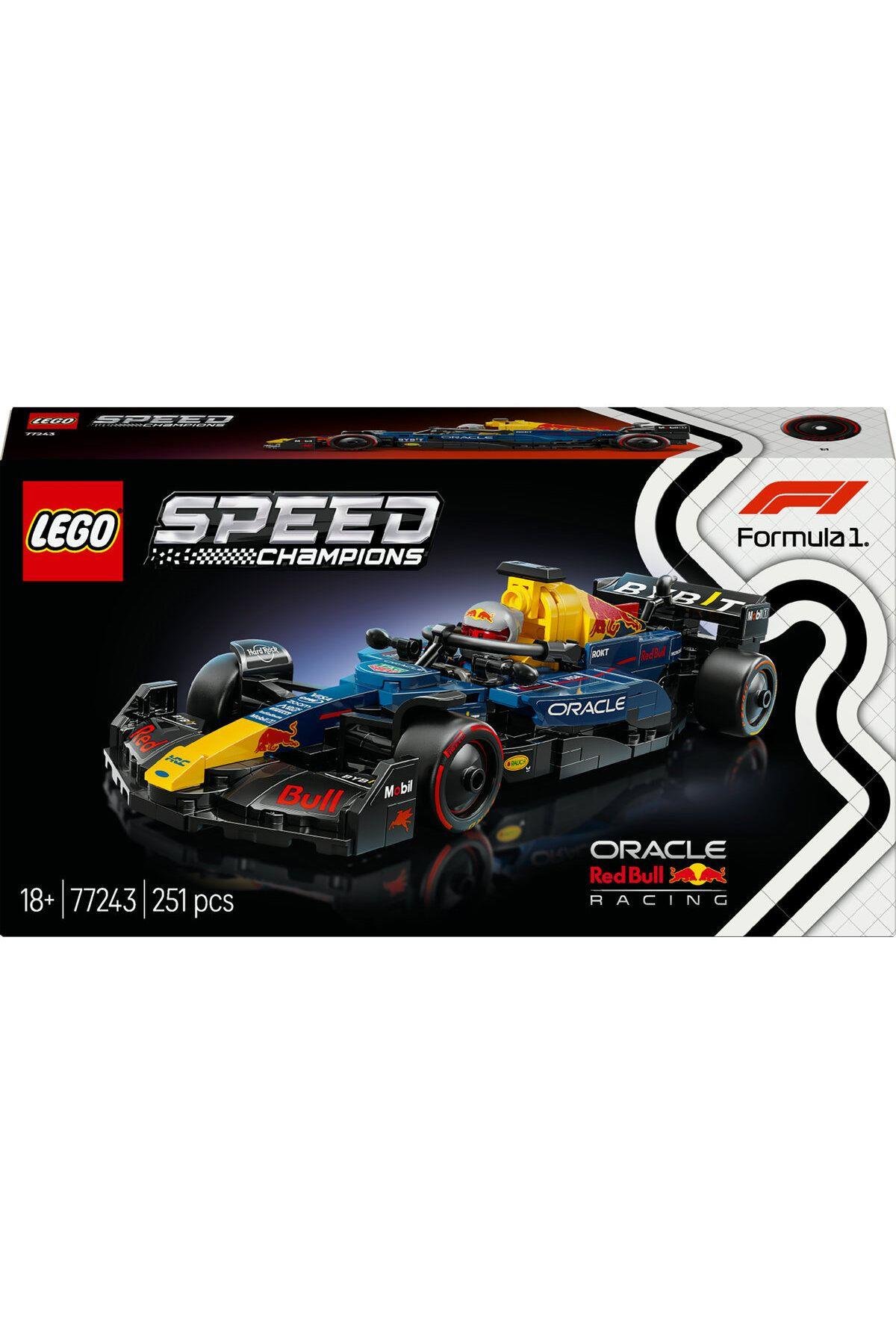 ® Speed Champions Oracle Red Bull Racing RB20 F1® Yarış Arabası 77243-Yapım Seti (251 Parça)-Lego
