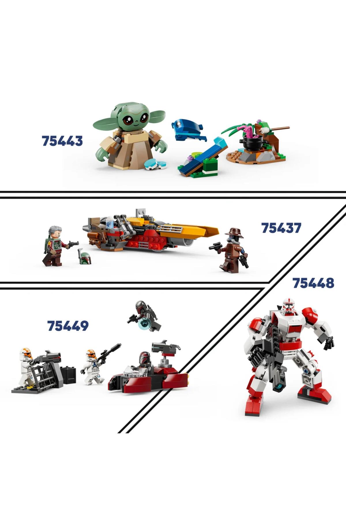 ® Star Wars™ Mandalorian ve Grogu’nun Hız Motoru 75436 - 6+ Oyuncak Yapım Seti (58 Parça)-Lego