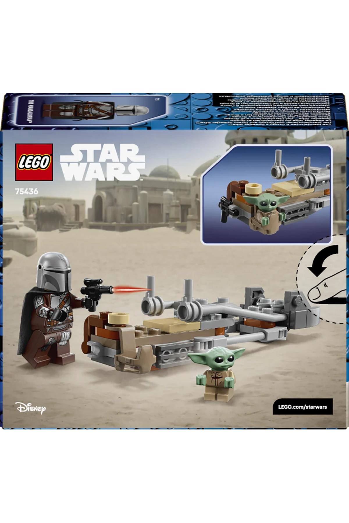 ® Star Wars™ Mandalorian ve Grogu’nun Hız Motoru 75436 - 6+ Oyuncak Yapım Seti (58 Parça)-Lego
