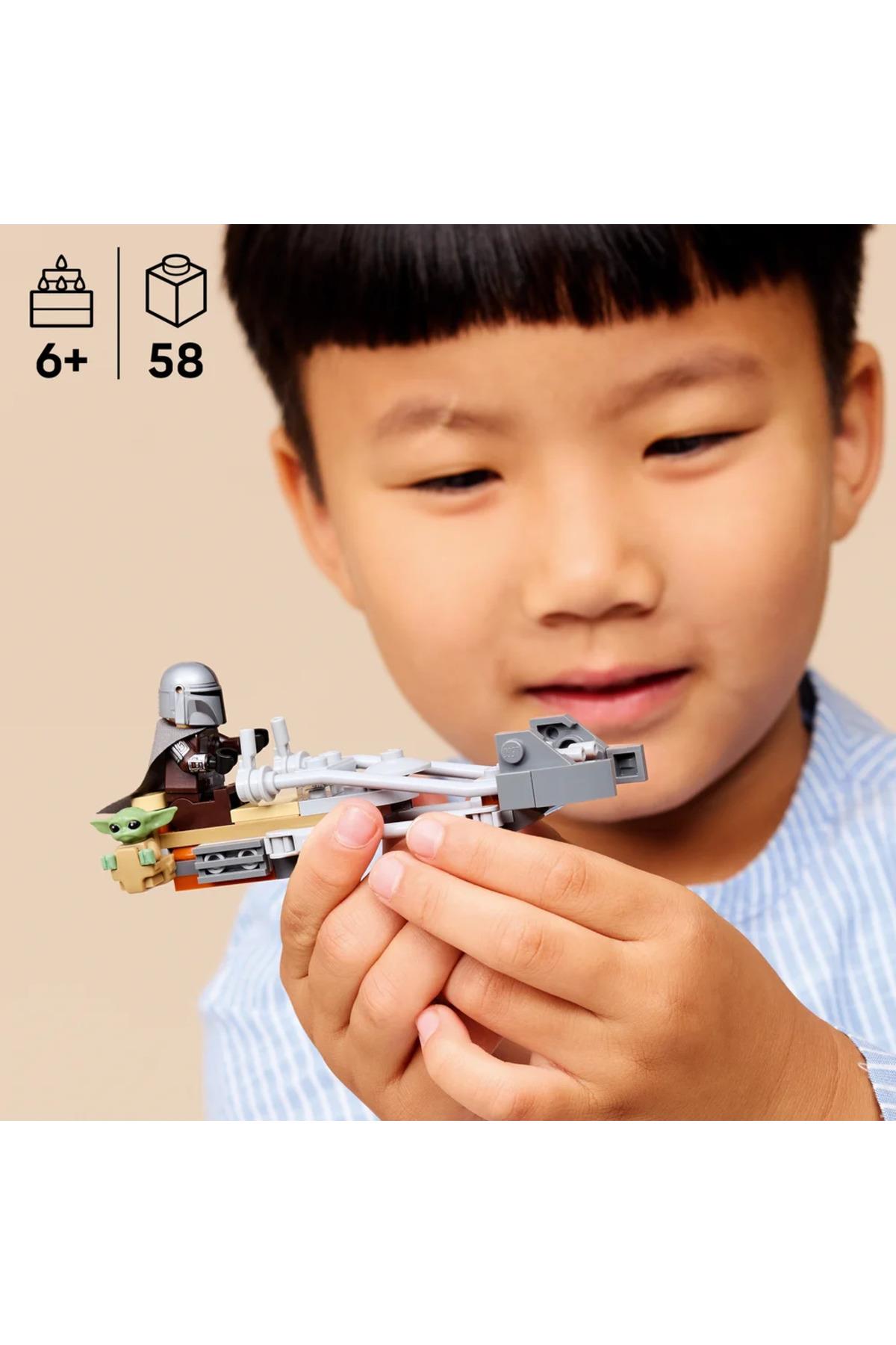 ® Star Wars™ Mandalorian ve Grogu’nun Hız Motoru 75436 - 6+ Oyuncak Yapım Seti (58 Parça)-Lego