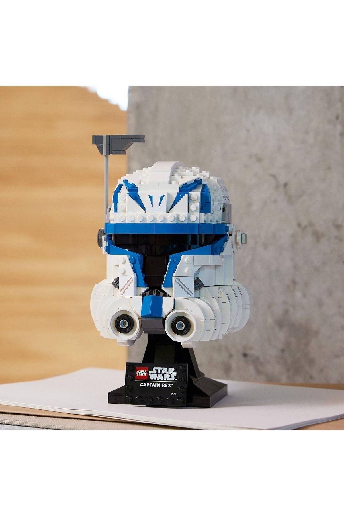 ® Star Wars™ Yüzbaşı Rex™ Kaskı 75349 - Yetişkinler için Koleksiyonluk Yapım Seti (854 Parça)-Lego