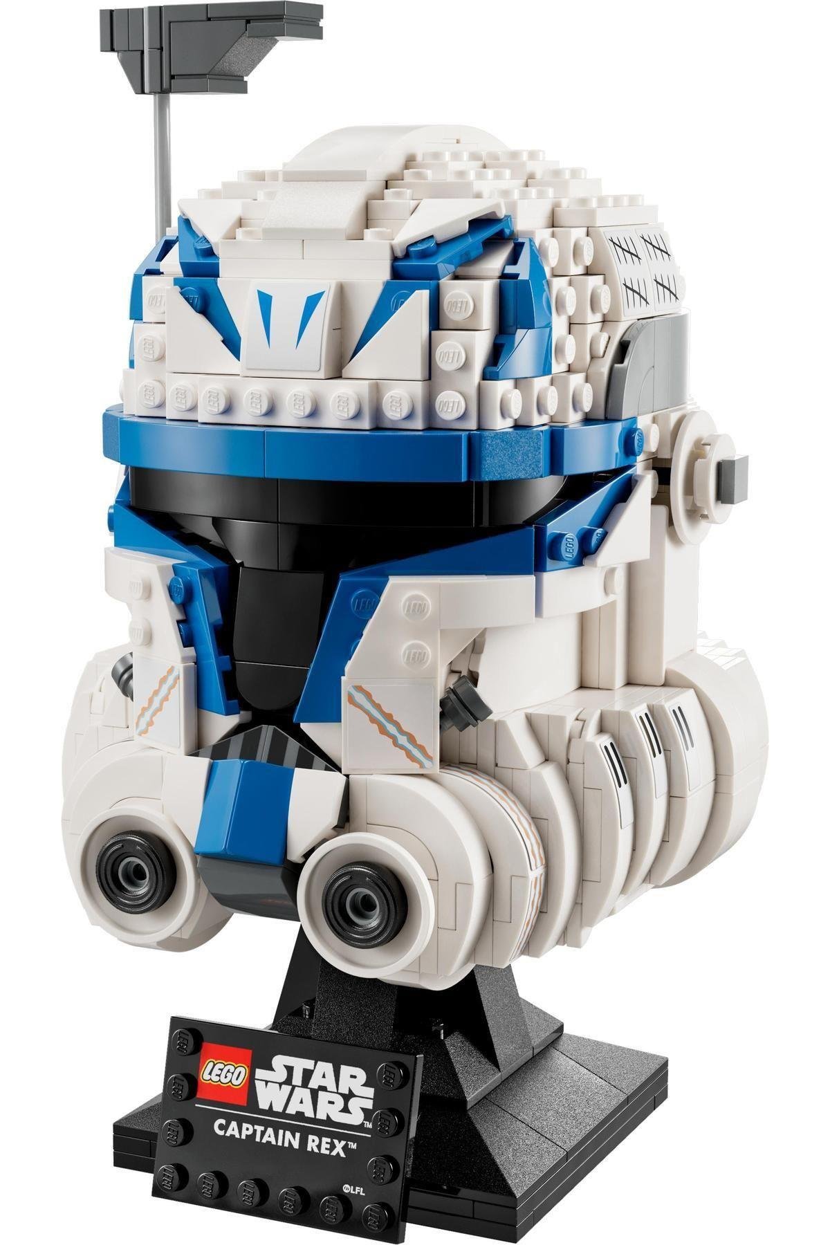 ® Star Wars™ Yüzbaşı Rex™ Kaskı 75349 - Yetişkinler için Koleksiyonluk Yapım Seti (854 Parça)-Lego