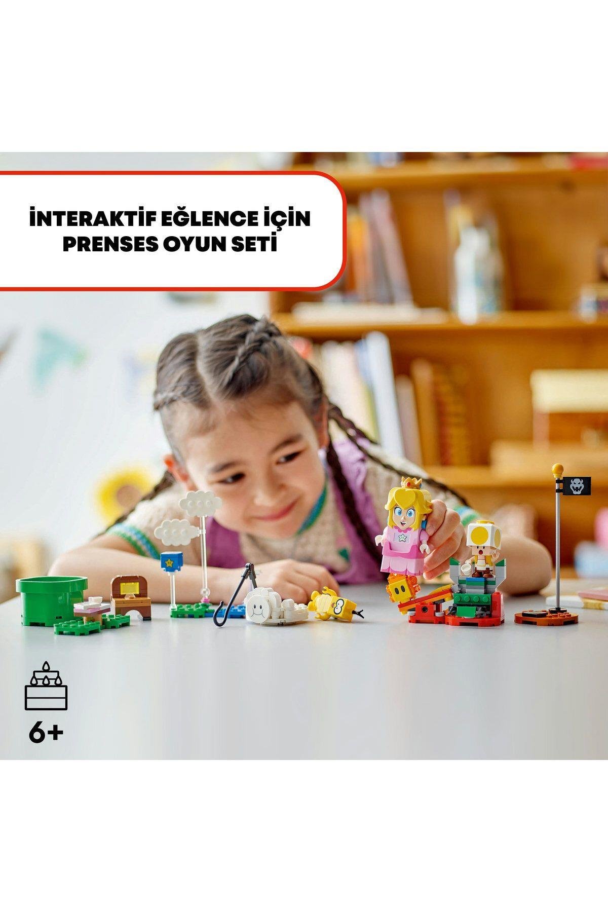 ® Super Mario™ İnteraktif LEGO® Peach™ ile Maceralar 71441 6 Yaş ve Üzeri Yapım Seti (208 Parça)-Lego