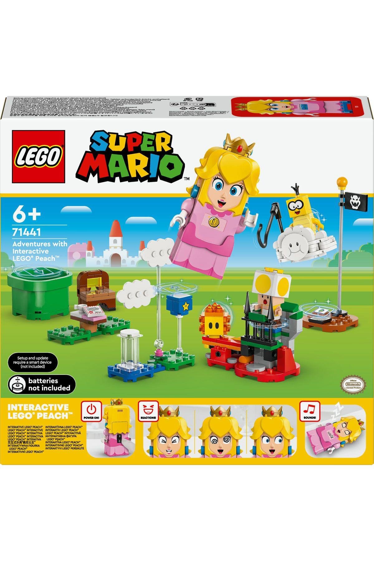 ® Super Mario™ İnteraktif LEGO® Peach™ ile Maceralar 71441 6 Yaş ve Üzeri Yapım Seti (208 Parça)-Lego