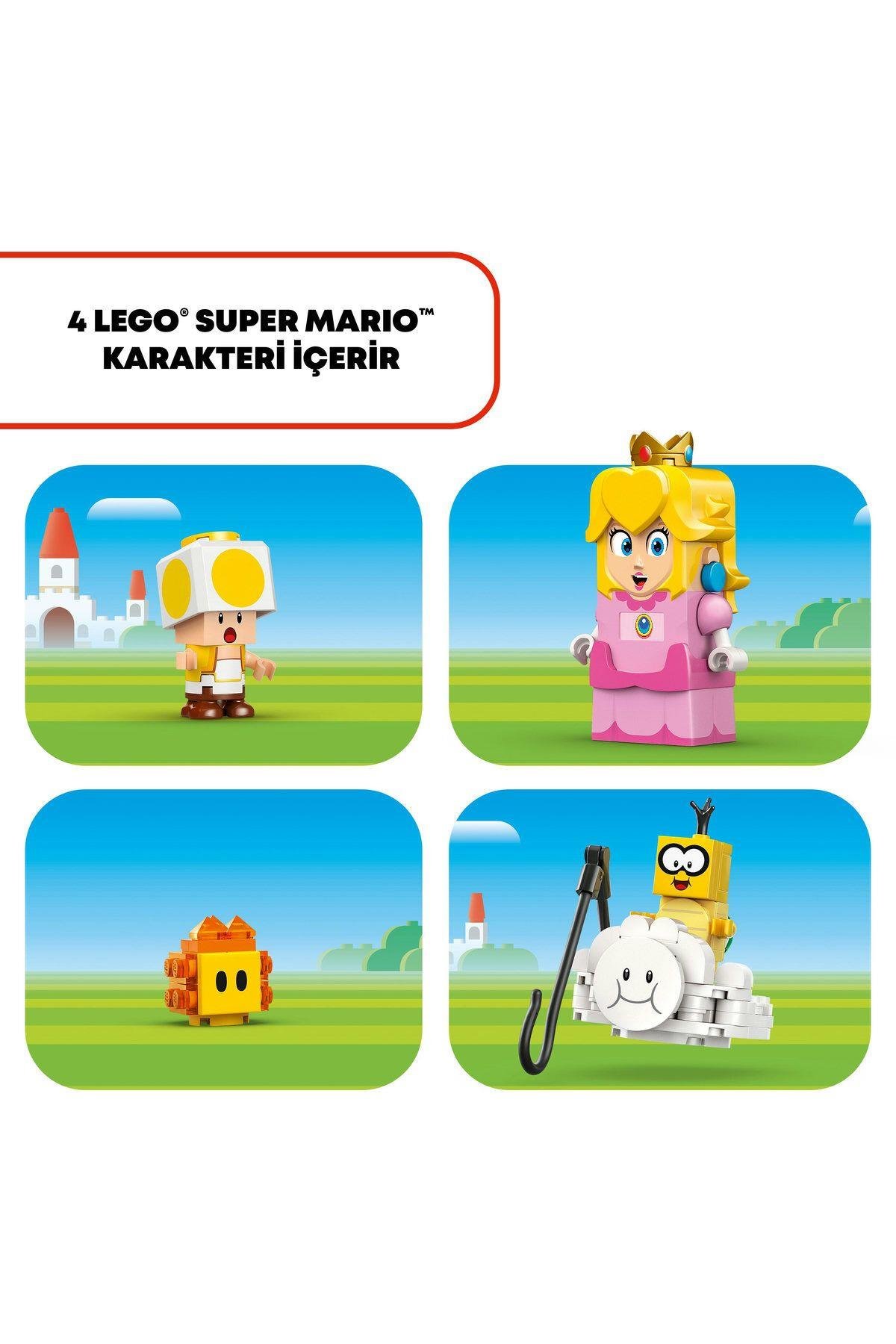 ® Super Mario™ İnteraktif LEGO® Peach™ ile Maceralar 71441 6 Yaş ve Üzeri Yapım Seti (208 Parça)-Lego