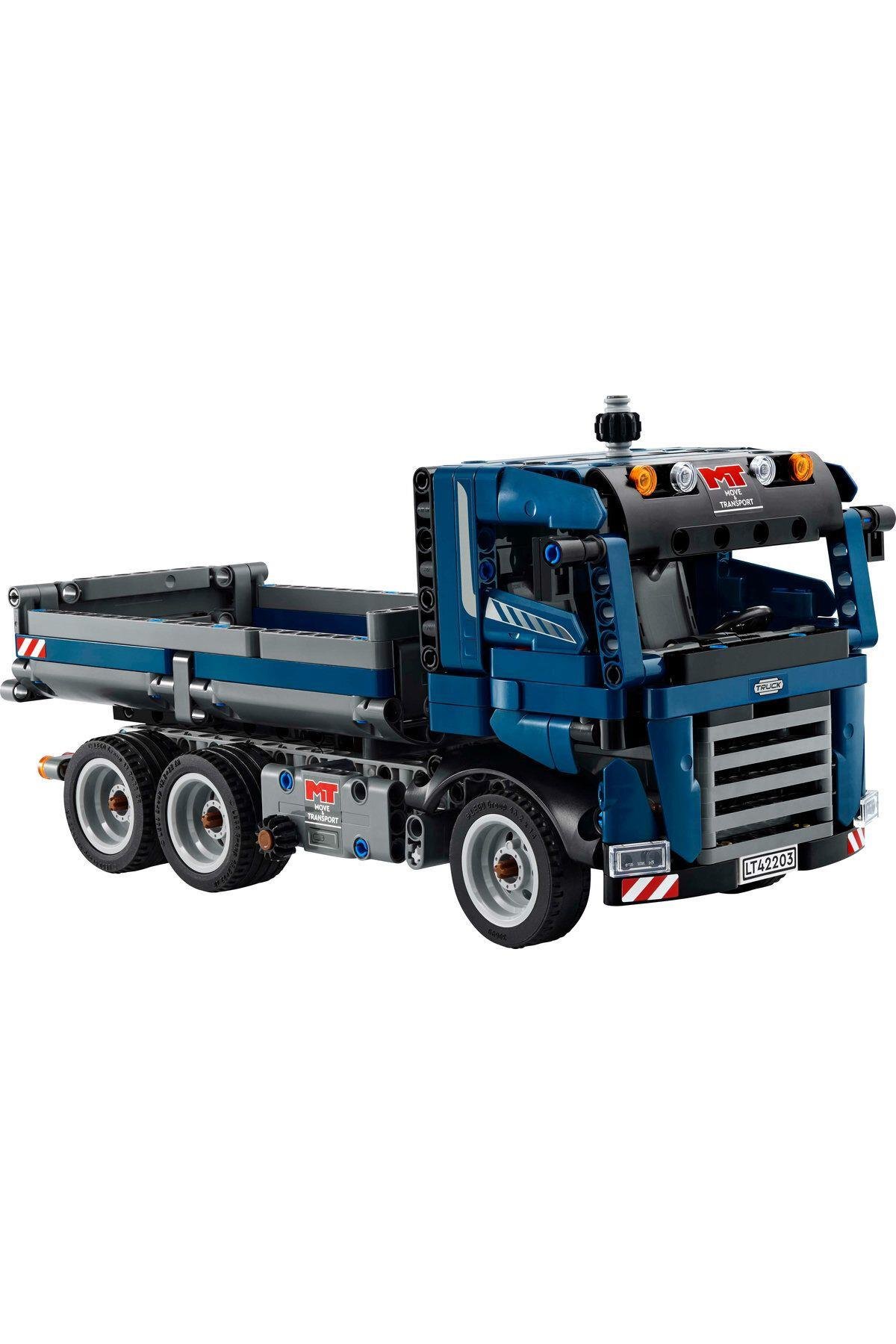 ® Technic Damperli Kamyon 42203 - 9+ Çocuklar için Yaratıcı Oyuncak Yapım Seti (462 Parça)-Lego Technic