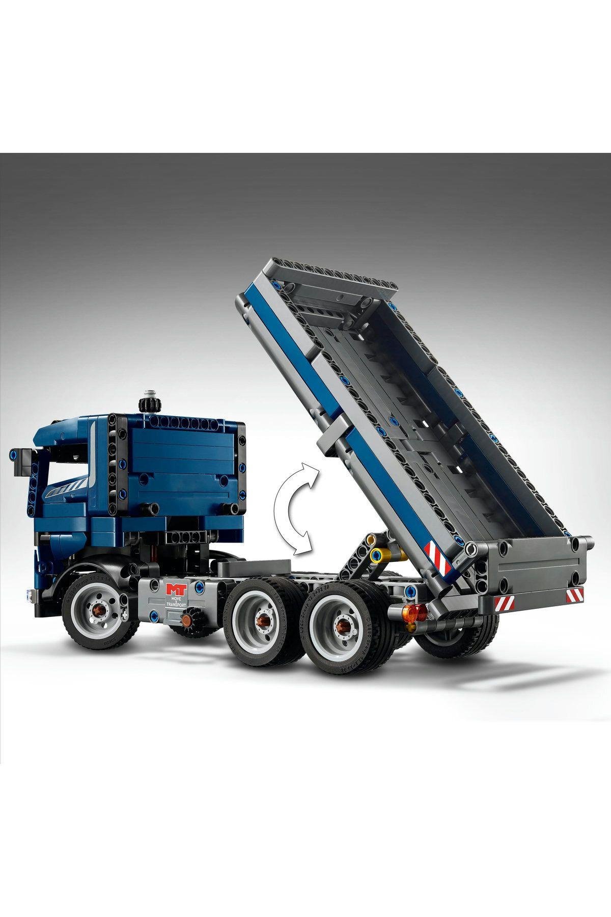 ® Technic Damperli Kamyon 42203 - 9+ Çocuklar için Yaratıcı Oyuncak Yapım Seti (462 Parça)-Lego Technic