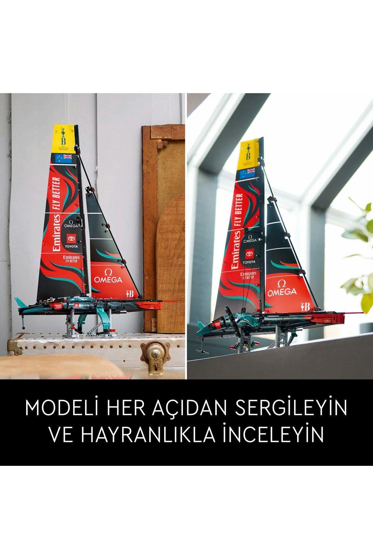 ® Technic Emirates Team New Zealand AC75 Yat 42174 - Yetişkinler için  Yapım Seti (962 Parça)-Lego Technic