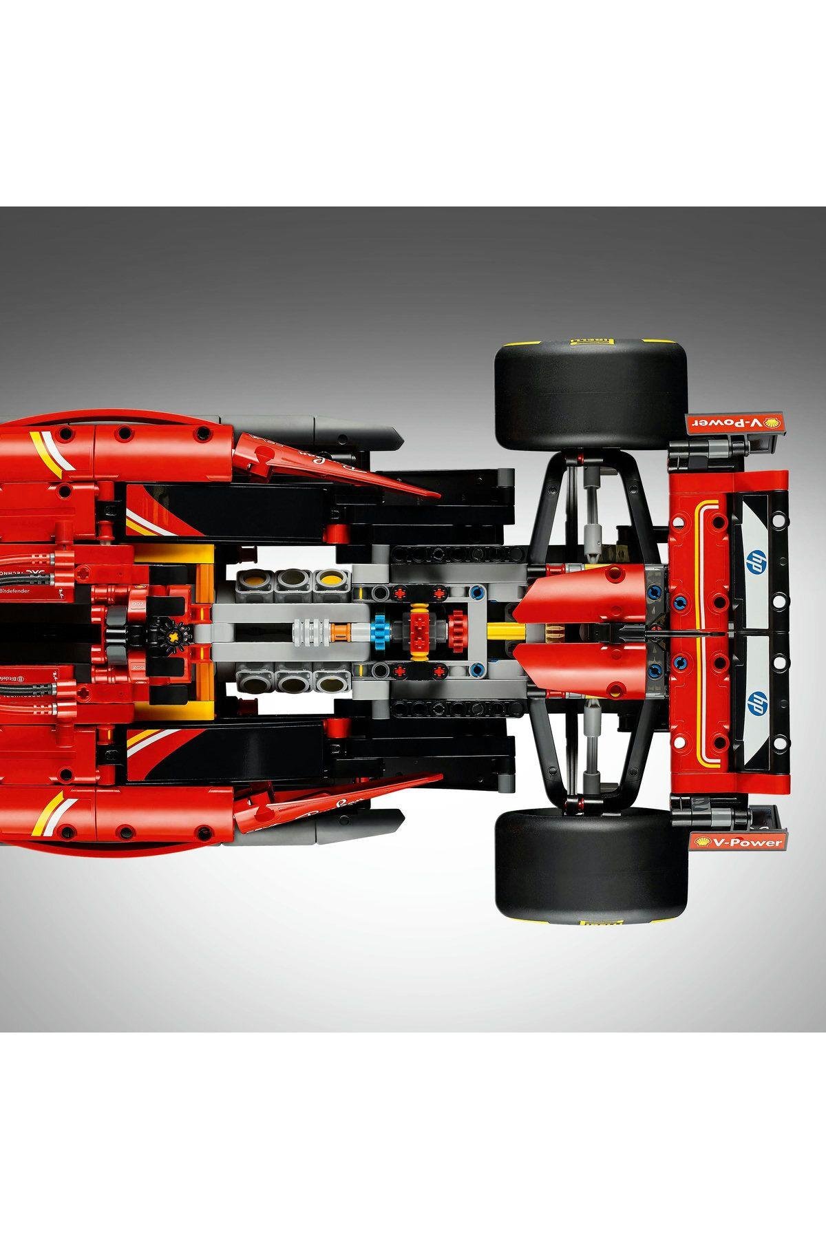 ® Technic Ferrari SF-24 F1 Araba 42207 - Yetişkinler için Yarış Arabası Yapım Seti (1361 Parça)-Lego Technic