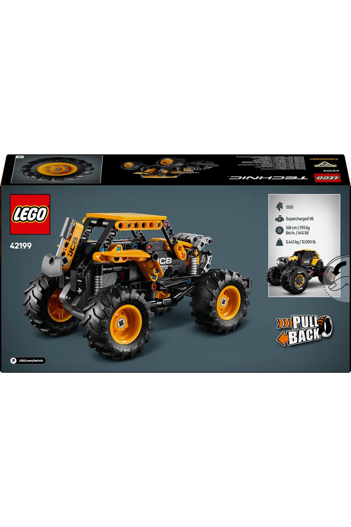 ® Technic Monster Jam™ DIGatron™ Çek-Bırak 42199- 7+ Çocuklara Yaratıcı Oyuncak Yapım Seti (218P)-Lego