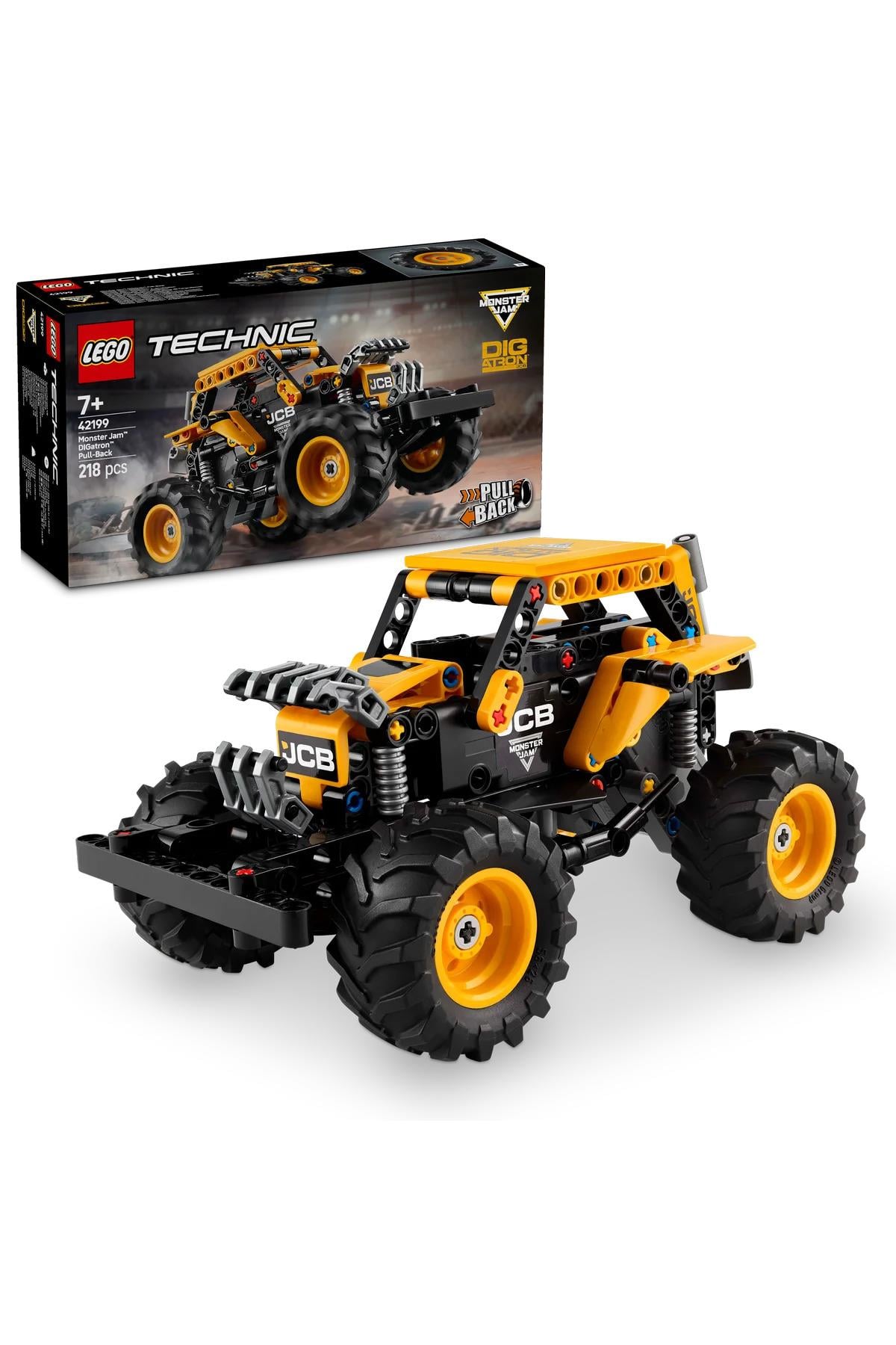 ® Technic Monster Jam™ DIGatron™ Çek-Bırak 42199- 7+ Çocuklara Yaratıcı Oyuncak Yapım Seti (218P)-Lego