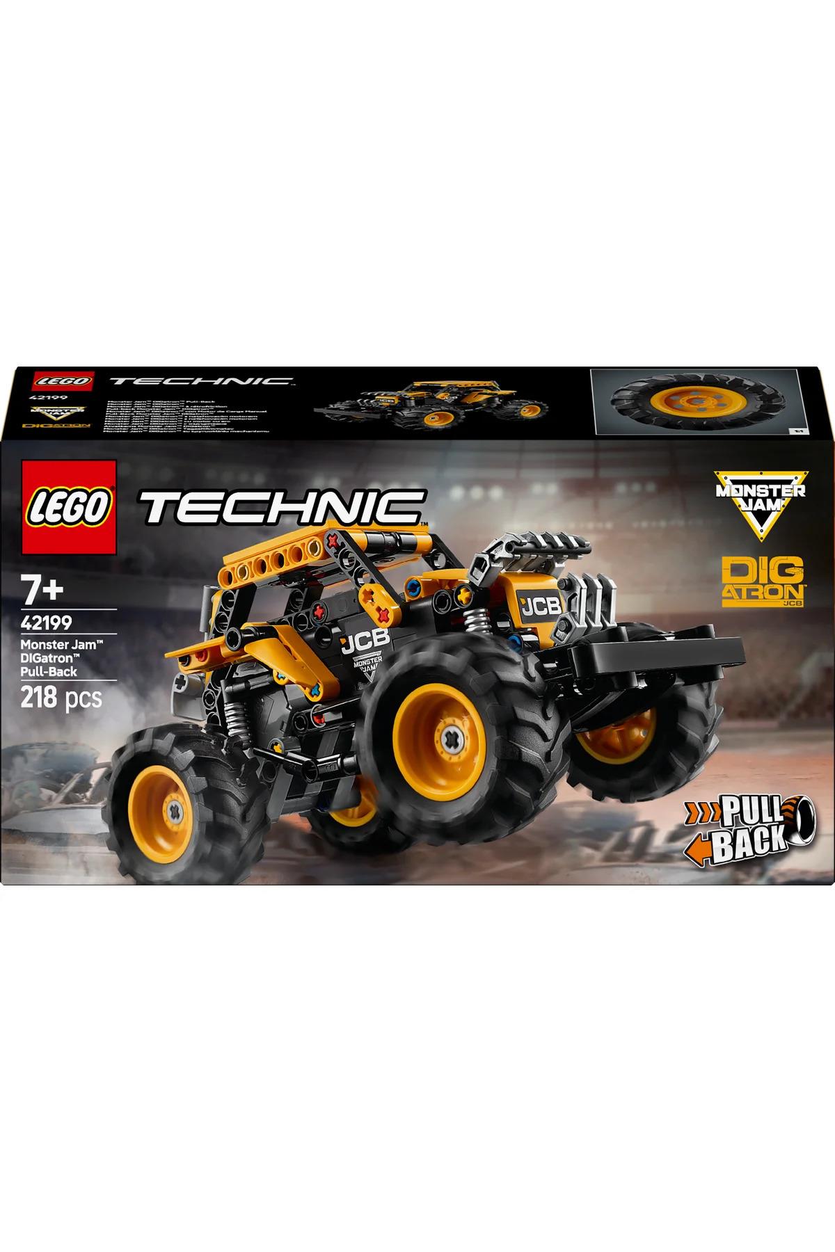 ® Technic Monster Jam™ DIGatron™ Çek-Bırak 42199- 7+ Çocuklara Yaratıcı Oyuncak Yapım Seti (218P)-Lego