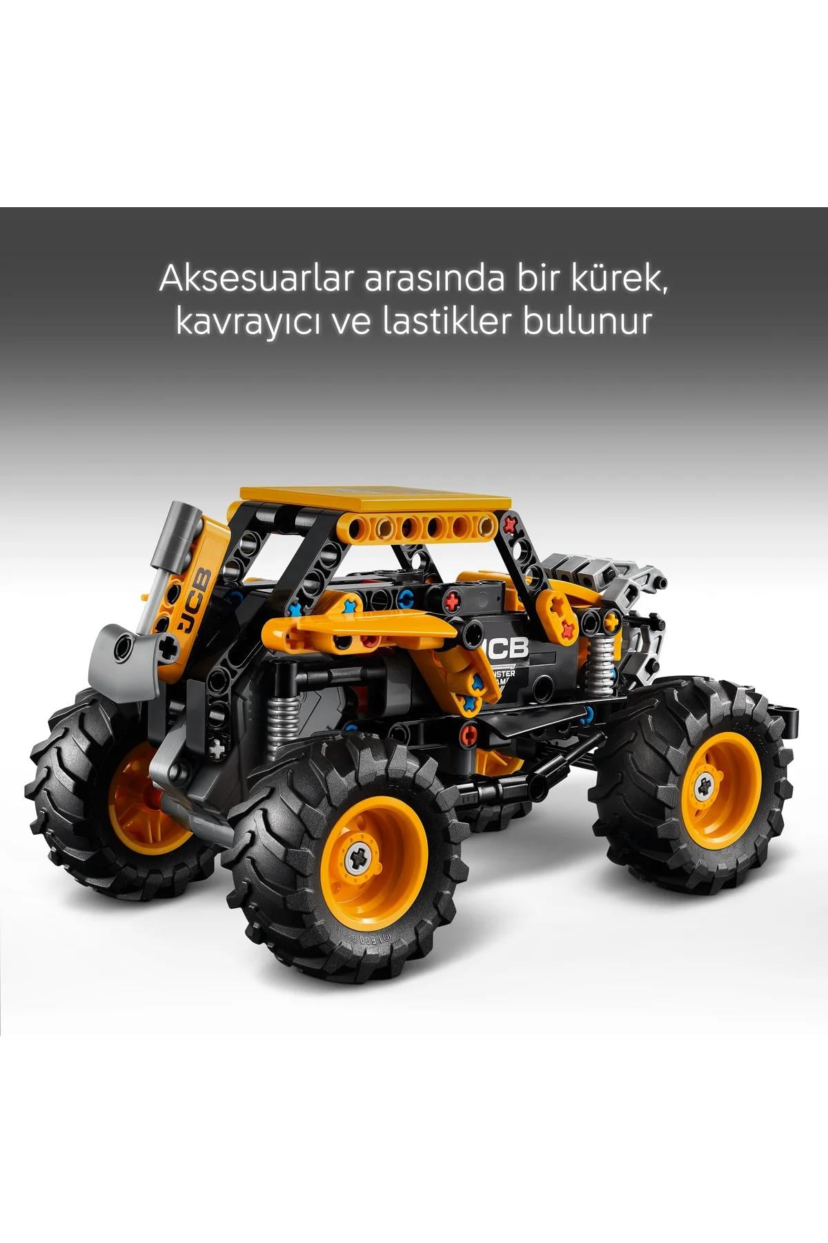 ® Technic Monster Jam™ DIGatron™ Çek-Bırak 42199- 7+ Çocuklara Yaratıcı Oyuncak Yapım Seti (218P)-Lego