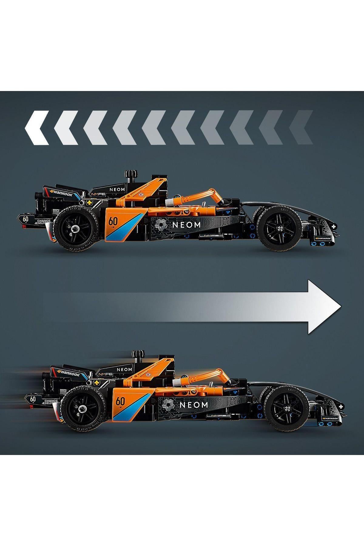 ® Technic NEOM McLaren Formula E Yarış Arabası 42169 -9 Yaş ve Üzeri İçin Yapım Seti (452 Parça)-Lego Technic