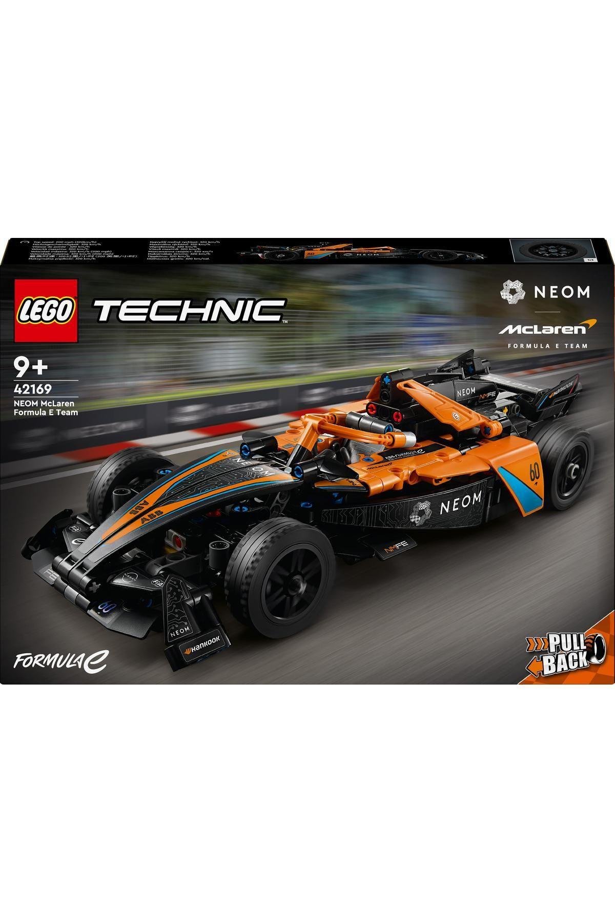 ® Technic NEOM McLaren Formula E Yarış Arabası 42169 -9 Yaş ve Üzeri İçin Yapım Seti (452 Parça)-Lego Technic