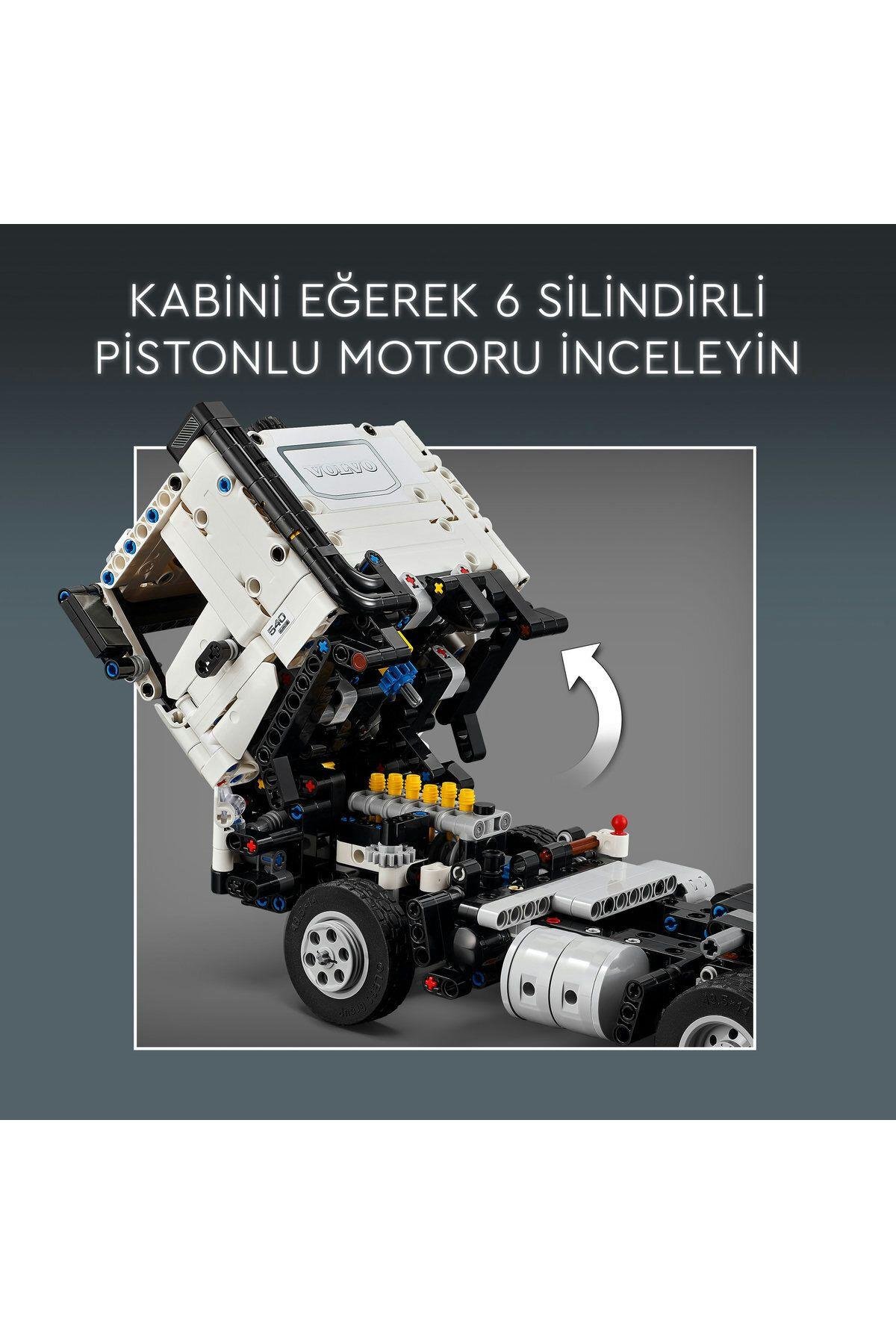 ® Technic Volvo FMX Kamyon ve EC230 Elektrikli Ekskavatör 42175 -10 Yaş ve Üzeri Set(2274 Parça)-Lego Technic