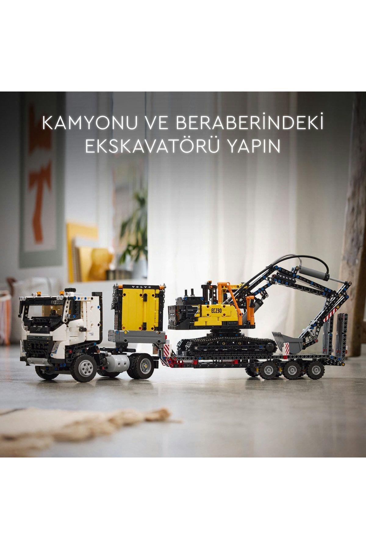 ® Technic Volvo FMX Kamyon ve EC230 Elektrikli Ekskavatör 42175 -10 Yaş ve Üzeri Set(2274 Parça)-Lego Technic