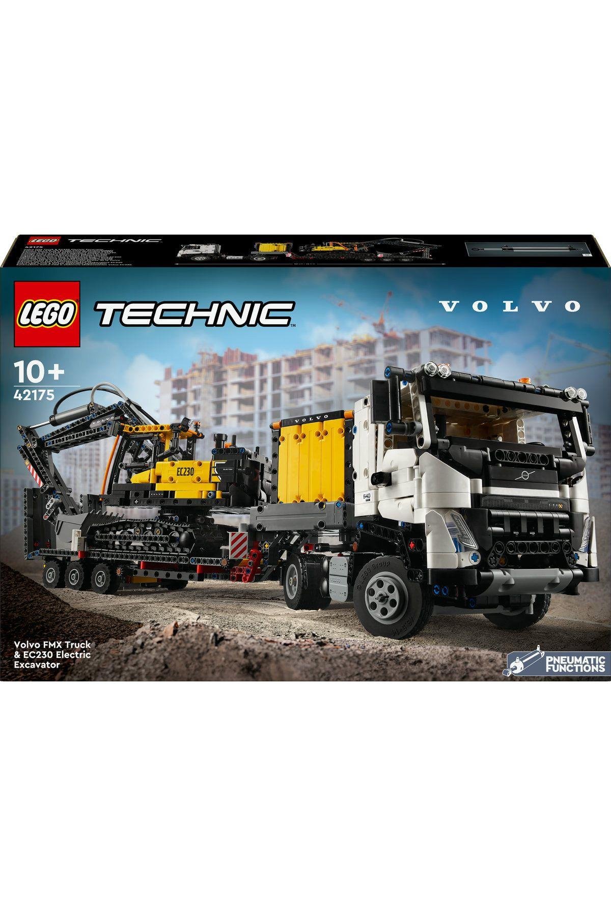 ® Technic Volvo FMX Kamyon ve EC230 Elektrikli Ekskavatör 42175 -10 Yaş ve Üzeri Set(2274 Parça)-Lego Technic