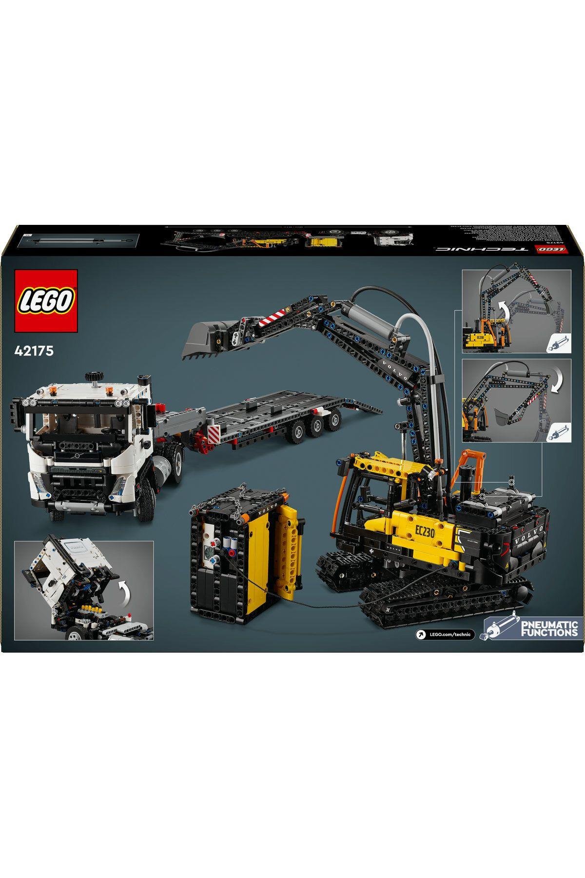 ® Technic Volvo FMX Kamyon ve EC230 Elektrikli Ekskavatör 42175 -10 Yaş ve Üzeri Set(2274 Parça)-Lego Technic