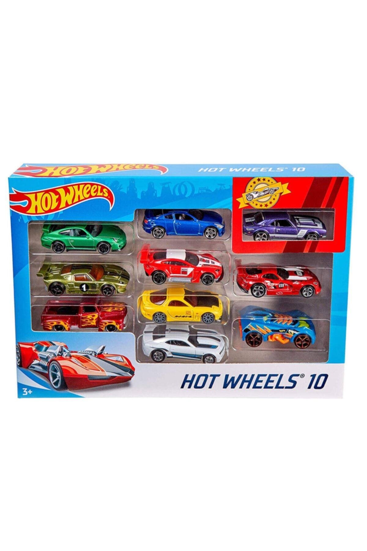 10 Lu Araba Seti 54886-Oyuncak Arabalar ve Kamyonlar