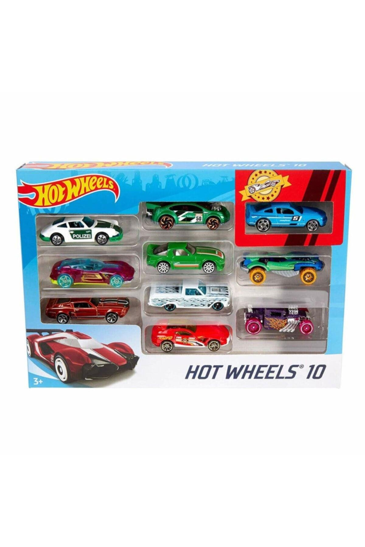 10 Lu Araba Seti 54886-Oyuncak Arabalar ve Kamyonlar