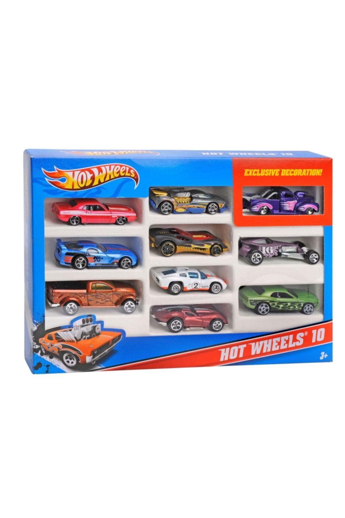 10 Lu Araba Seti 54886-Oyuncak Arabalar ve Kamyonlar