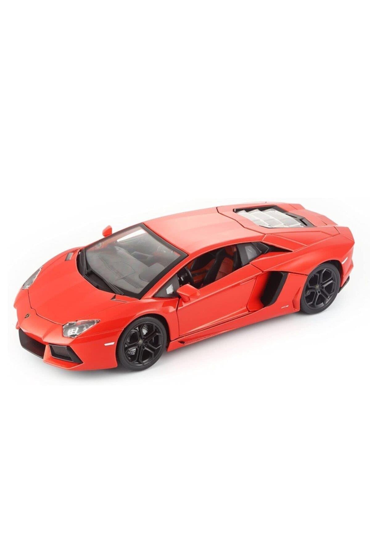 11033 Burago 1:18 Lamborghini Aventador Lp700-4 Turuncu Model Araba-Maket Araçlar