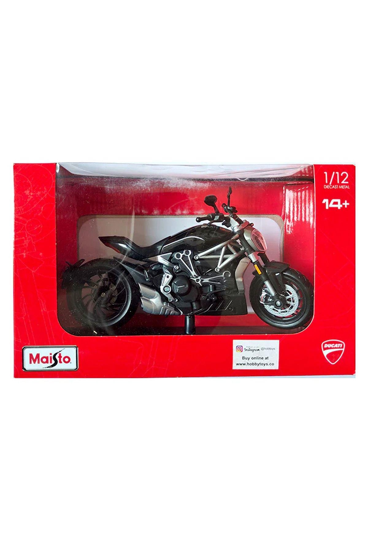 1:12 Ducati X Diavel S Motosiklet 32715-Maket Araçlar