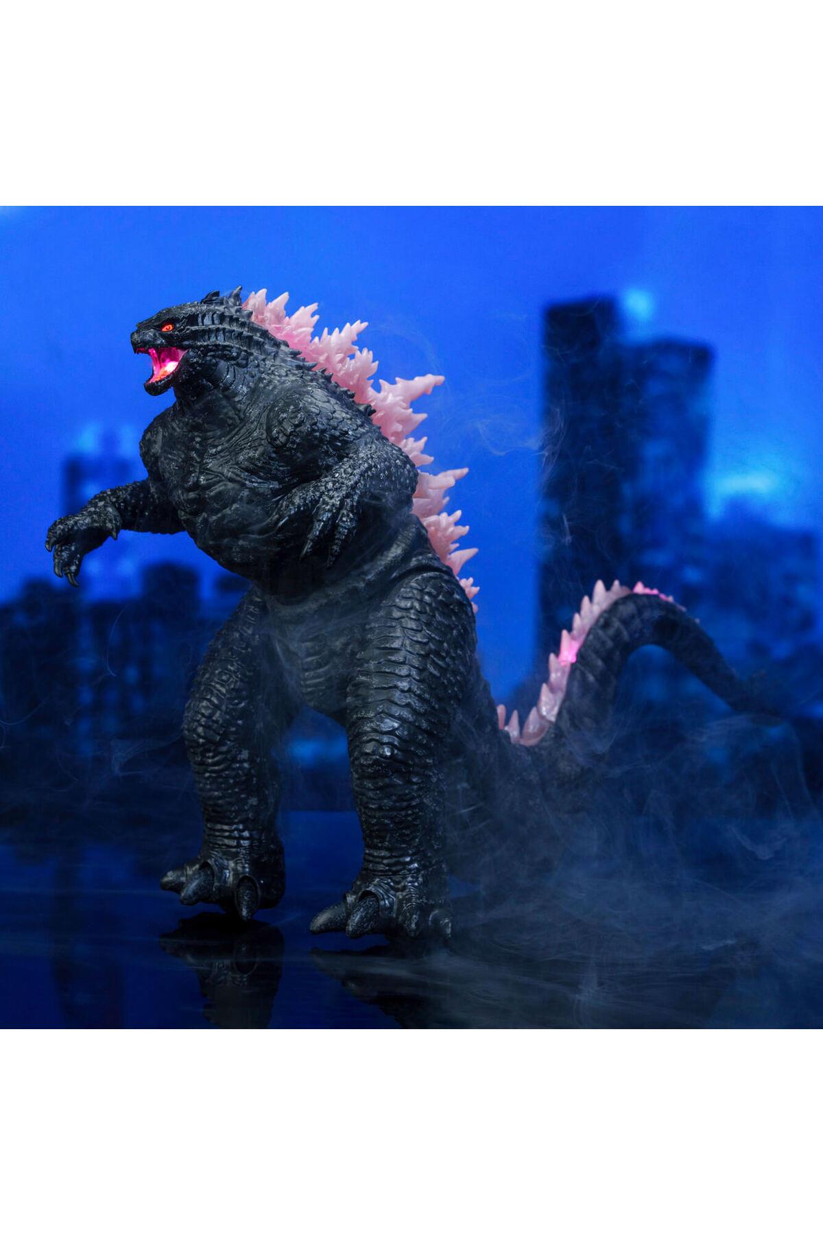 1:12 GXK Sesli ve Işıklı Uzaktan Kumandalı Godzilla Figürü 63 cm-Hayvan Figürleri