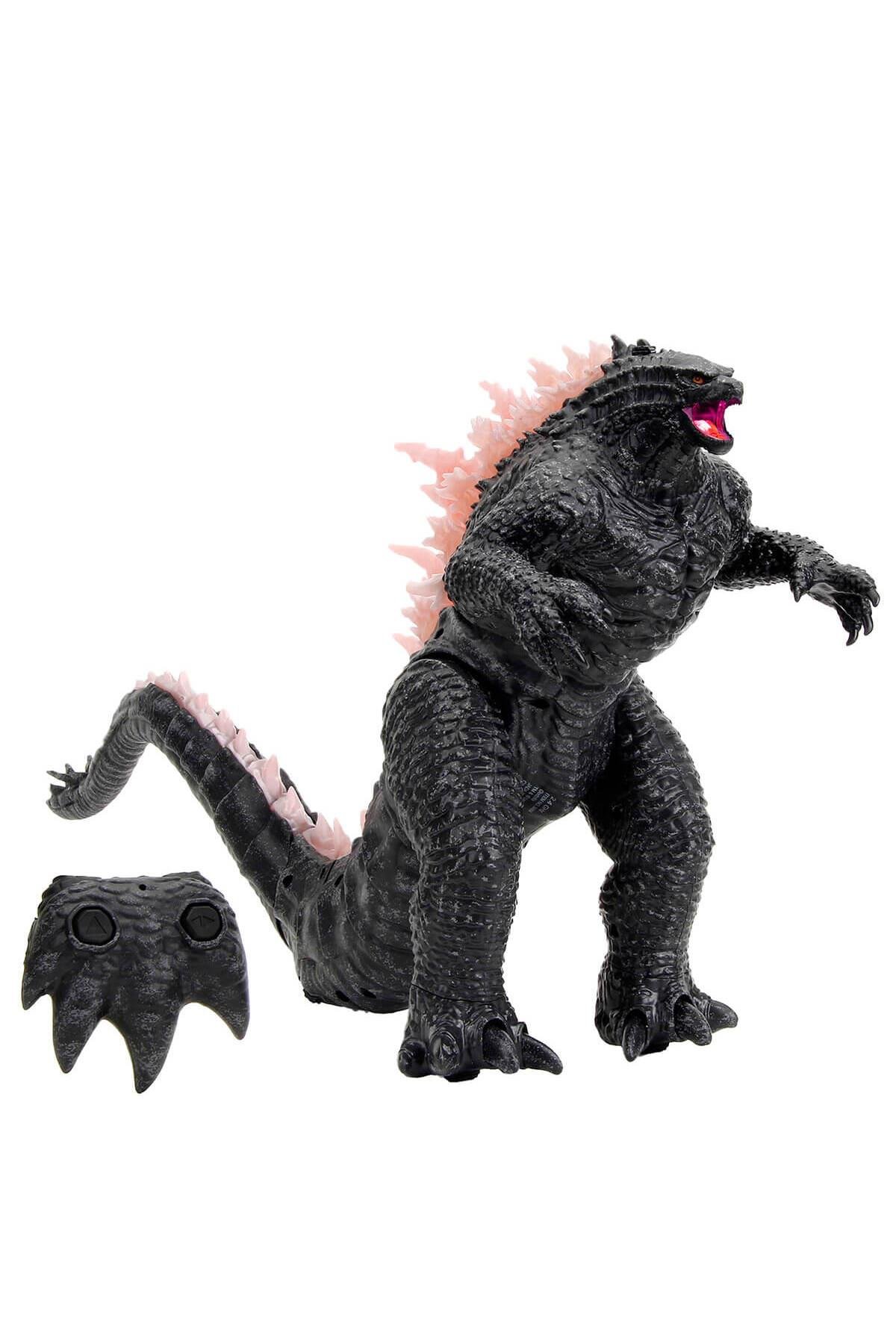 1:12 GXK Sesli ve Işıklı Uzaktan Kumandalı Godzilla Figürü 63 cm-Hayvan Figürleri