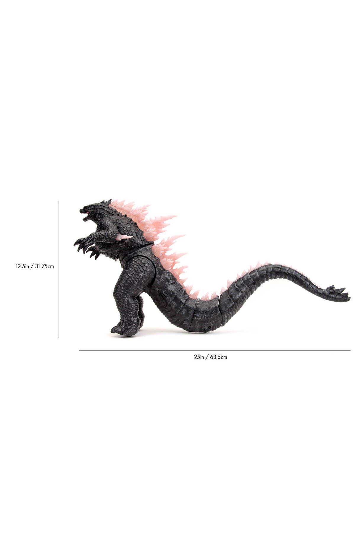 1:12 GXK Sesli ve Işıklı Uzaktan Kumandalı Godzilla Figürü 63 cm-Hayvan Figürleri
