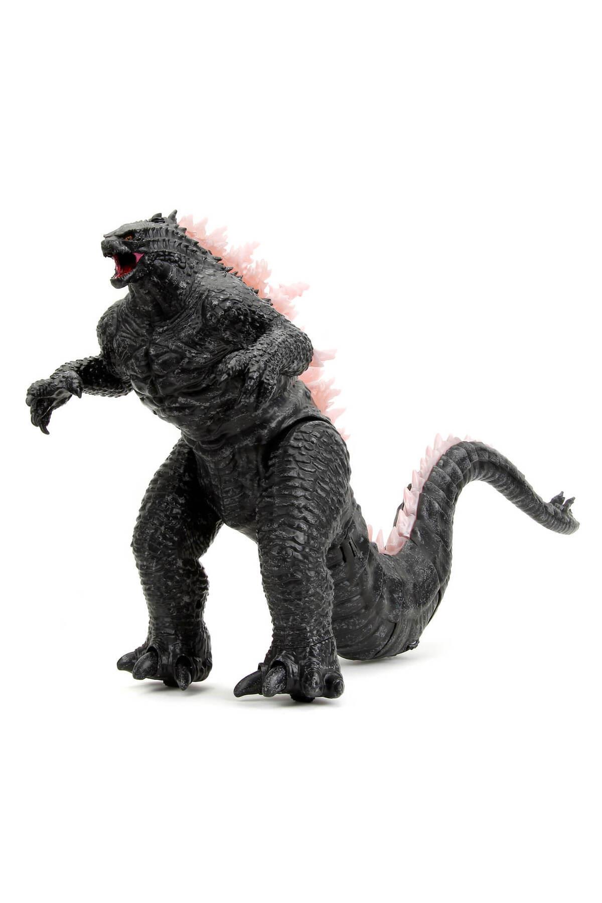 1:12 GXK Sesli ve Işıklı Uzaktan Kumandalı Godzilla Figürü 63 cm-Hayvan Figürleri