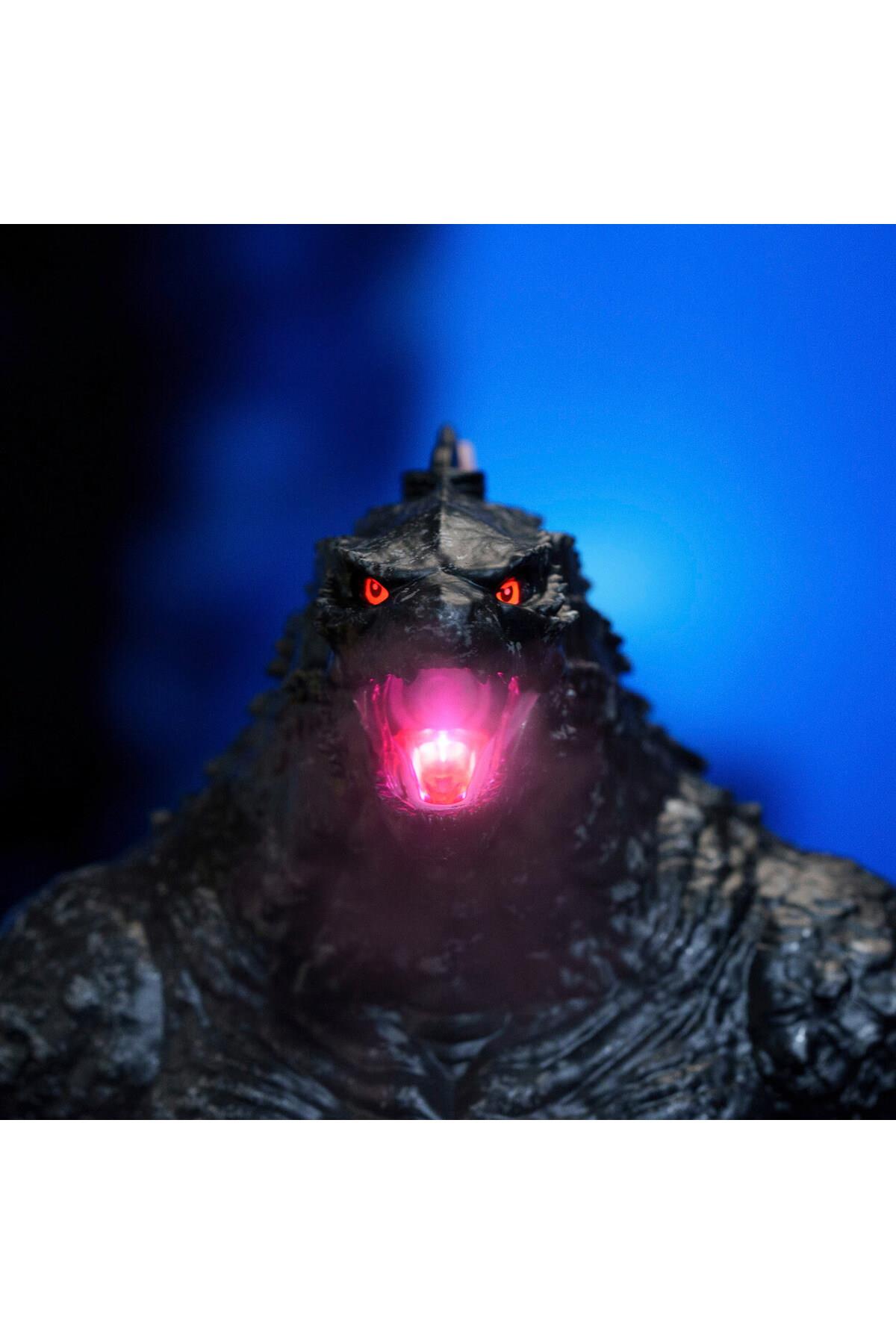 1:12 GXK Sesli ve Işıklı Uzaktan Kumandalı Godzilla Figürü 63 cm-Hayvan Figürleri