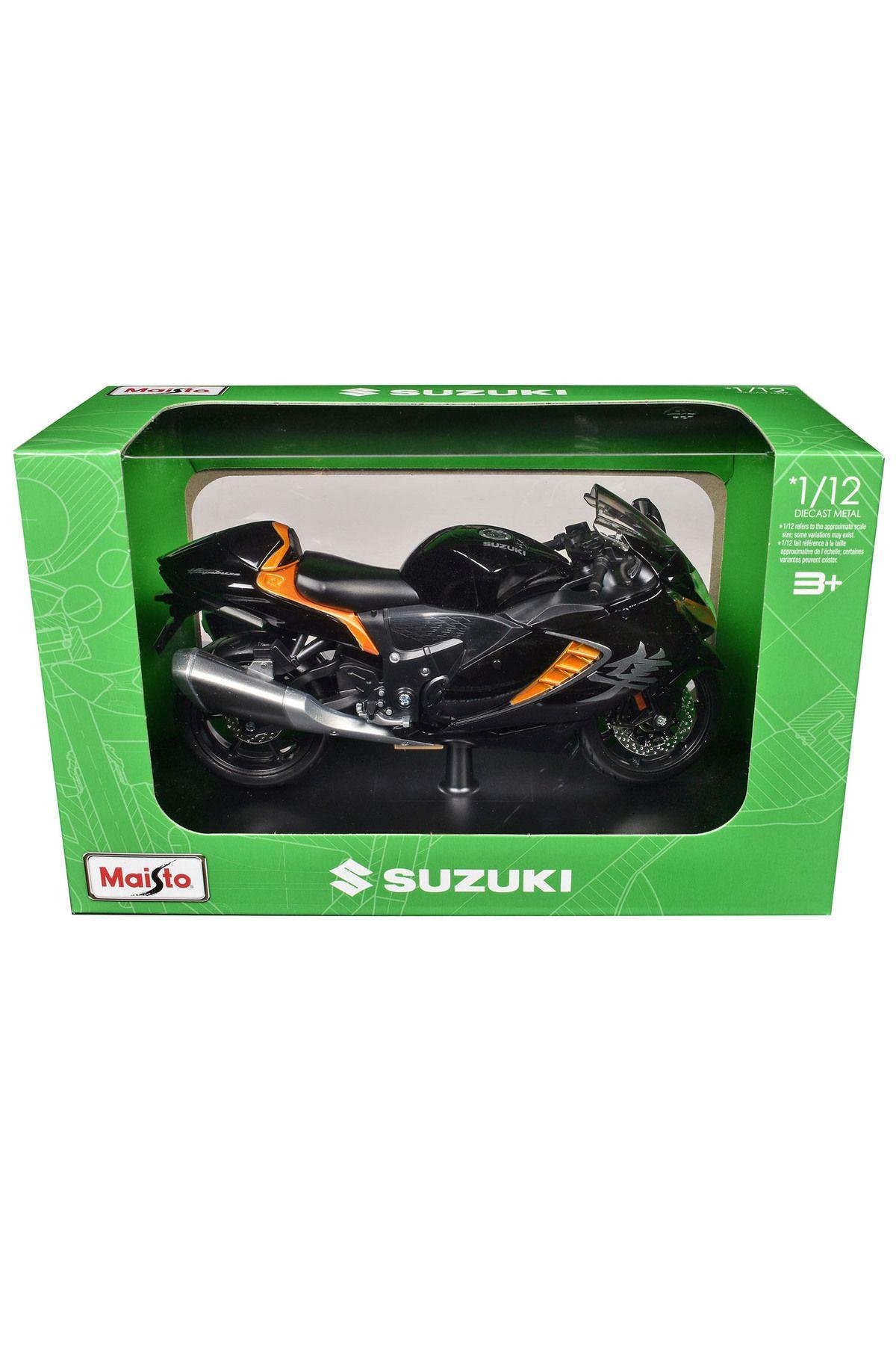 1:12 Suzuki Hayabusa 2022 Motosiklet 32724-Maket Araçlar